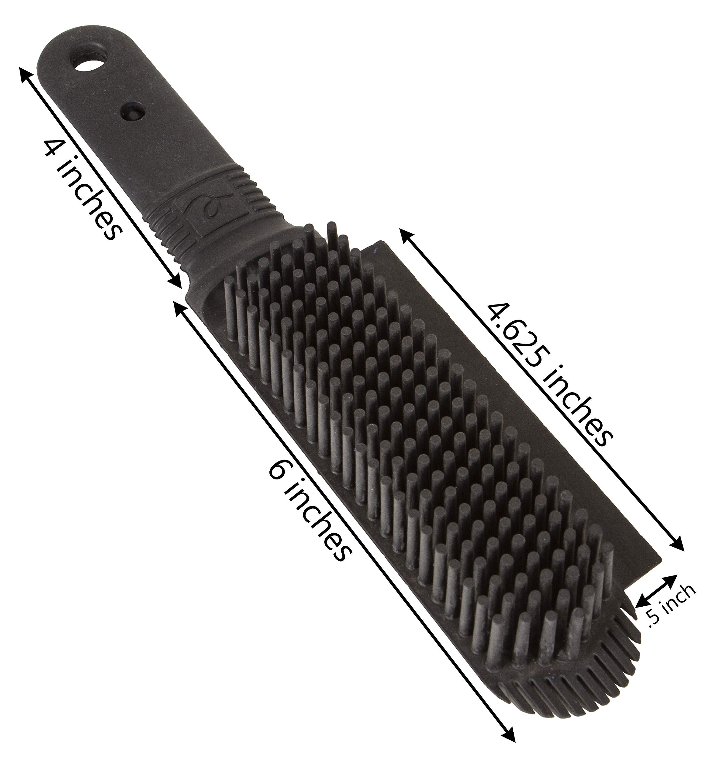 FURemover Plus Pet Hair Rubber Brush with Squeegee, Easily Remove Fur and Lint from Clothing, Carpets and Furniture, Gently Groo