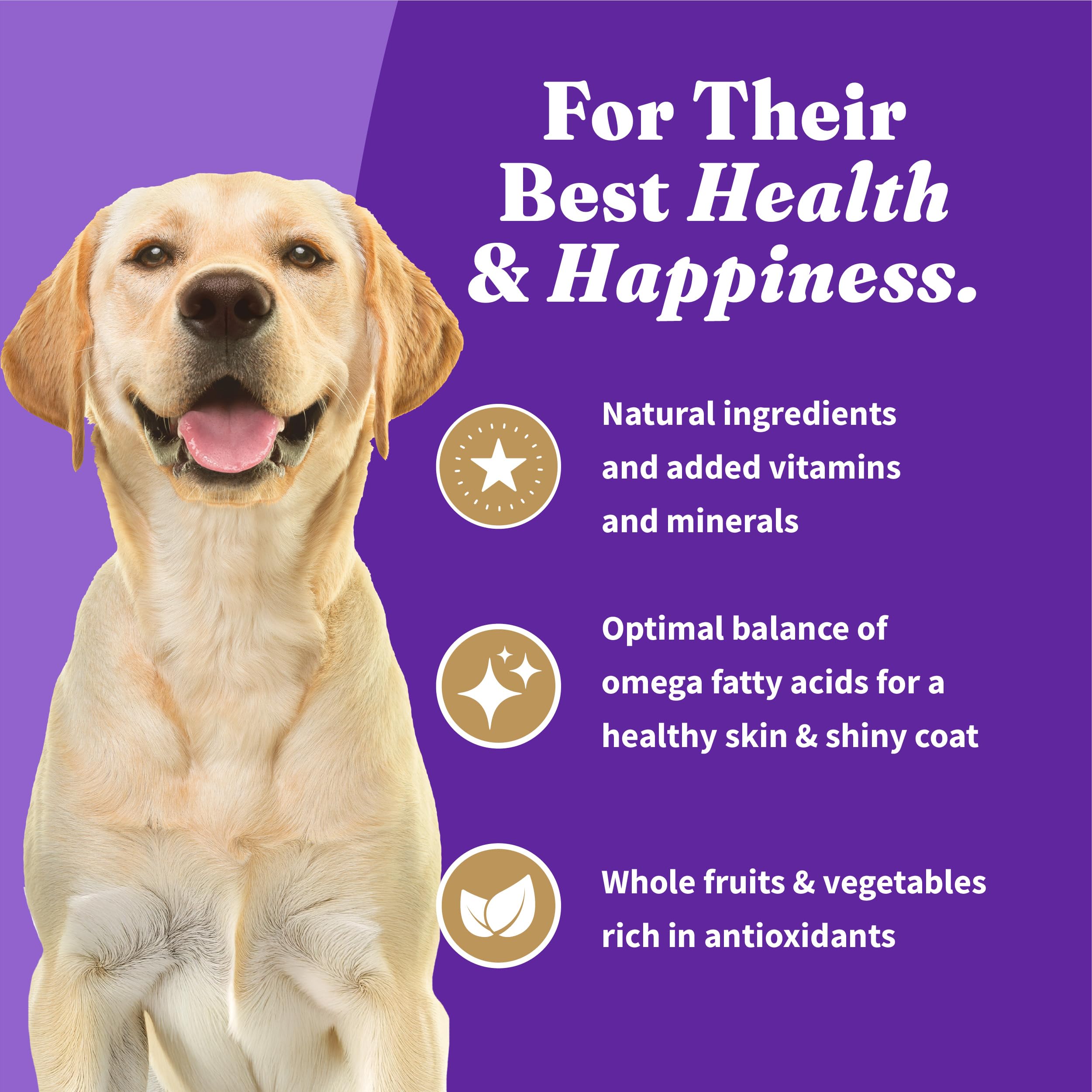 Halo Holistic Vegan Dog Food, Plant-Based Peanut Butter Recipe, Dry Dog Food, Complete Digestive Health, Kibble for Adult Dogs,