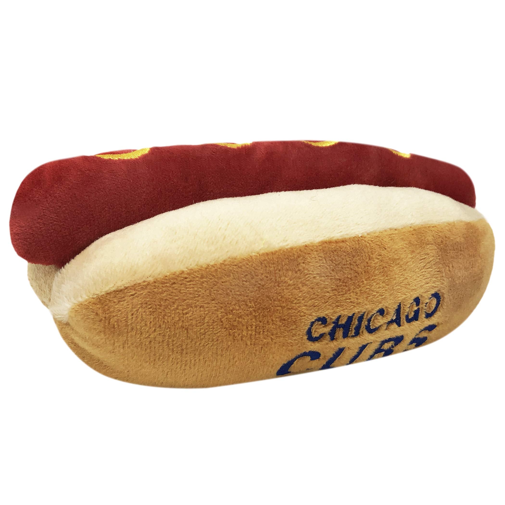 Mlb Chicago Cubs Plush Dog Toys - Stadium Theme Snacks - Cutest Plush Hot-Dog Toy For Dogs & Cats With Inner Squeaker & Premium