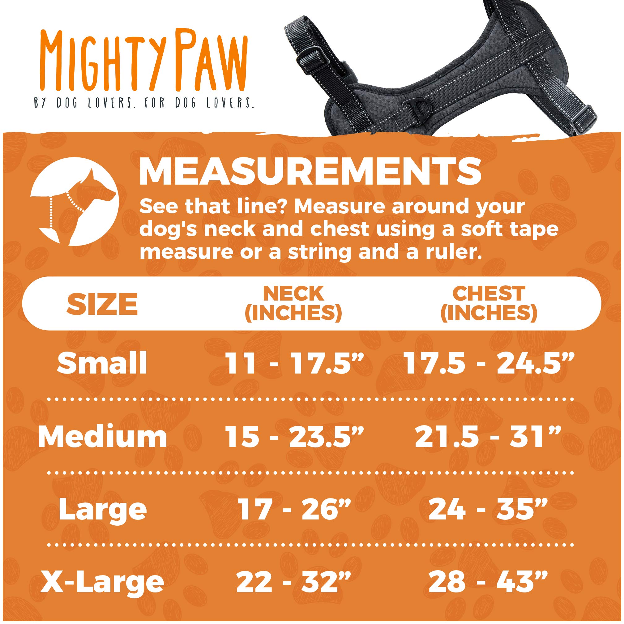 Mighty Paw Mighty Dog Car Harness - Dog Safety Harness for Car - Vehicle Safety with Adjustable Straps - Soft Padding - No Pull