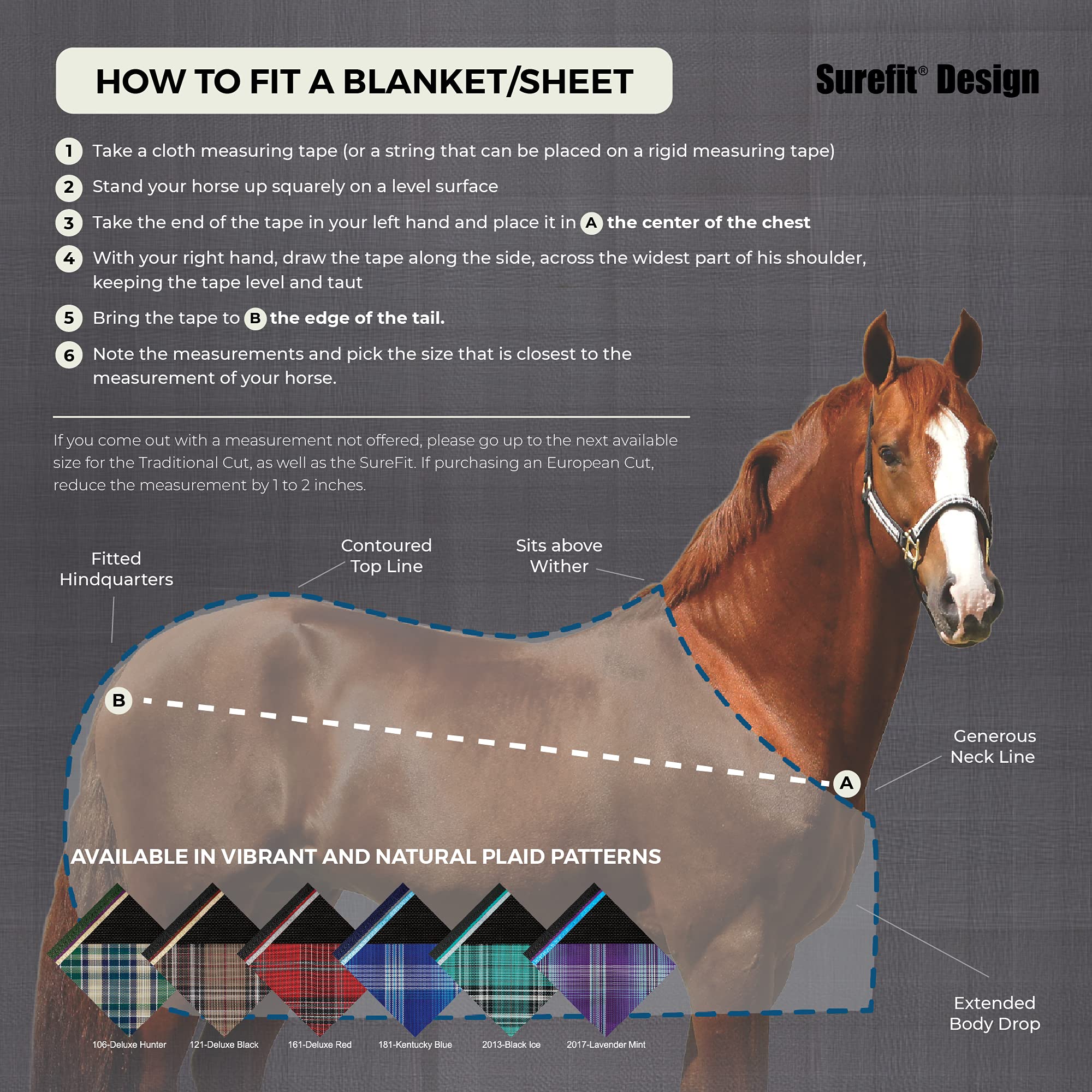 Kensington Breathable And Uv Protective Sheet Surefit All Season Protection For Horse - 72'', Desert Sand