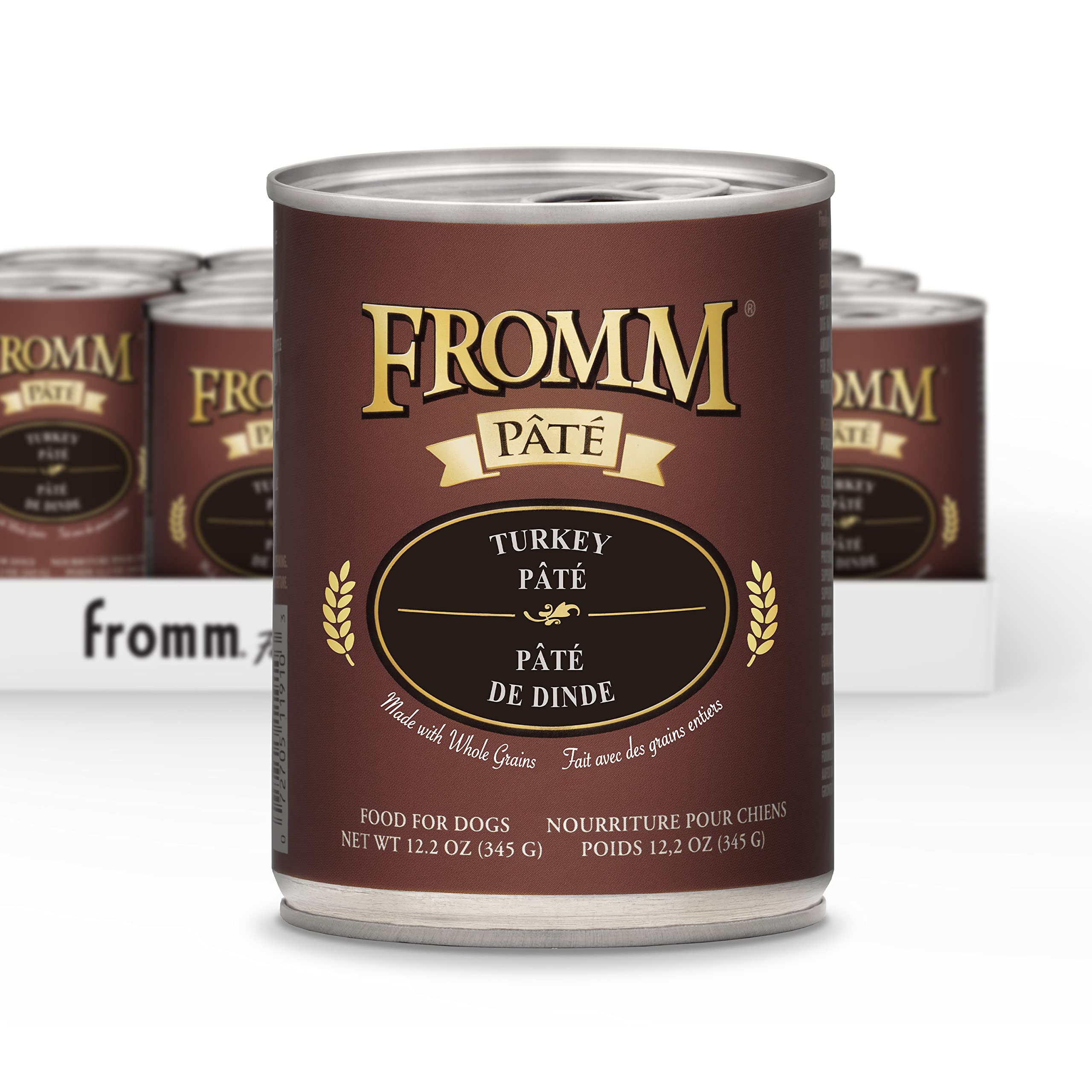 Fromm Turkey Pate Dog Food - Premium Wet Dog Food - Turkey Recipe - Case of 12 Cans