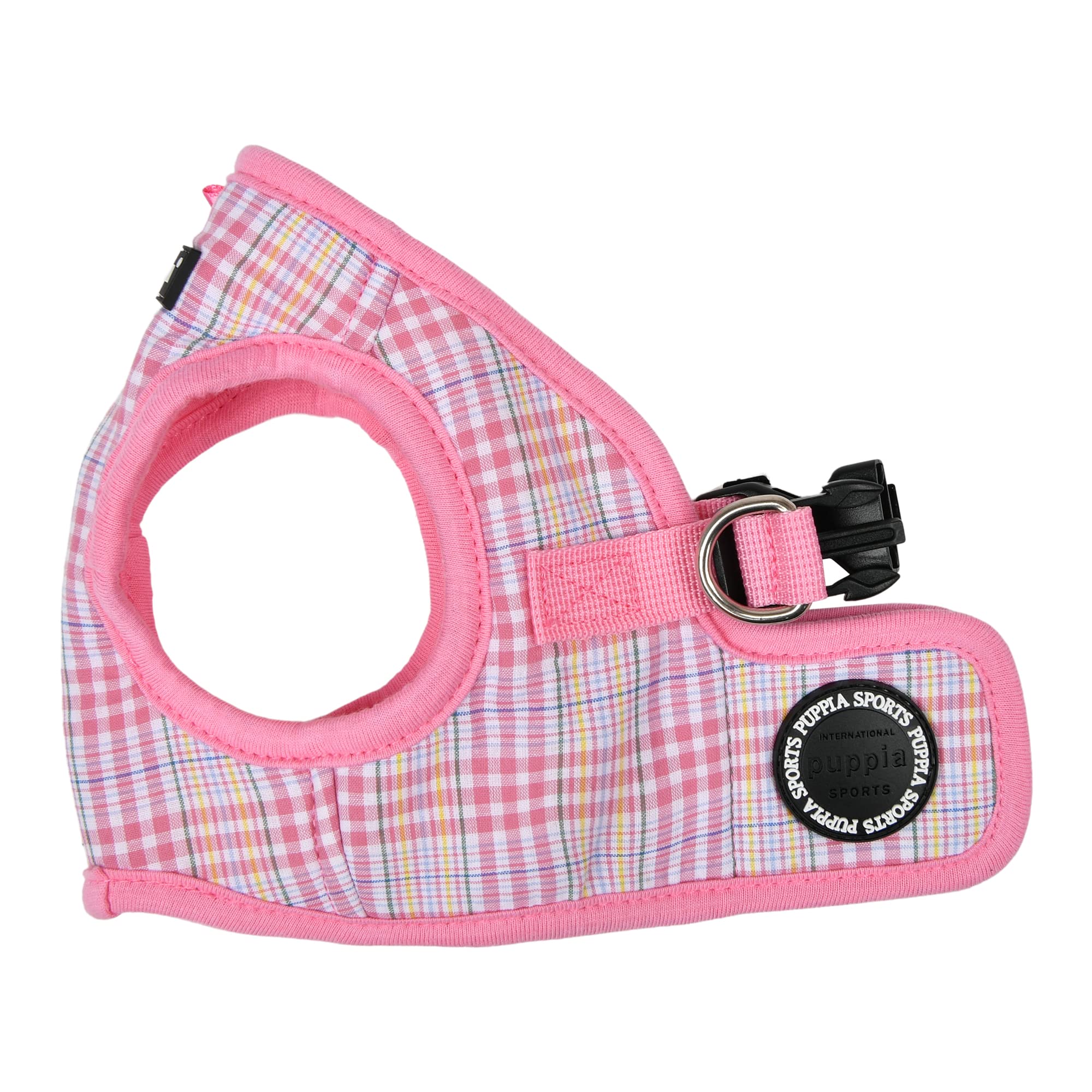 Puppia Luke Step-In Vest Dog Harness No Choke No Pull Walking Training For Small And Medium Dog - Pink - L