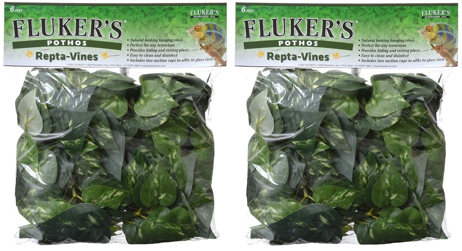Fluker'S Pothos Repta Vines For Reptiles And Amphibians (2 Pack)