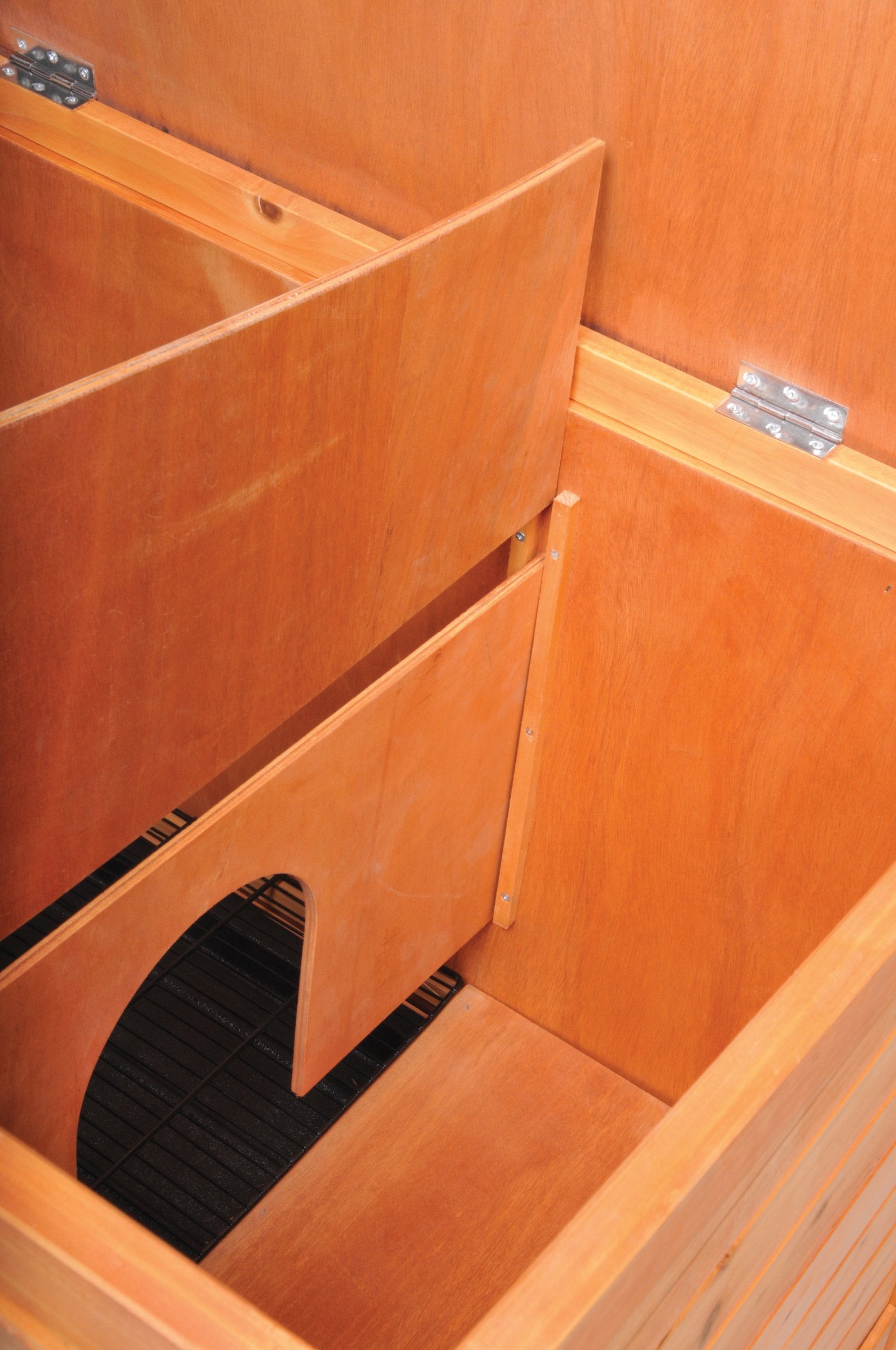 Prevue Hendryx, Stained Wood Prevue Pet Products Small 460 Rabbit Hutch, 36.0' L X 24.0' W X 35.5' H