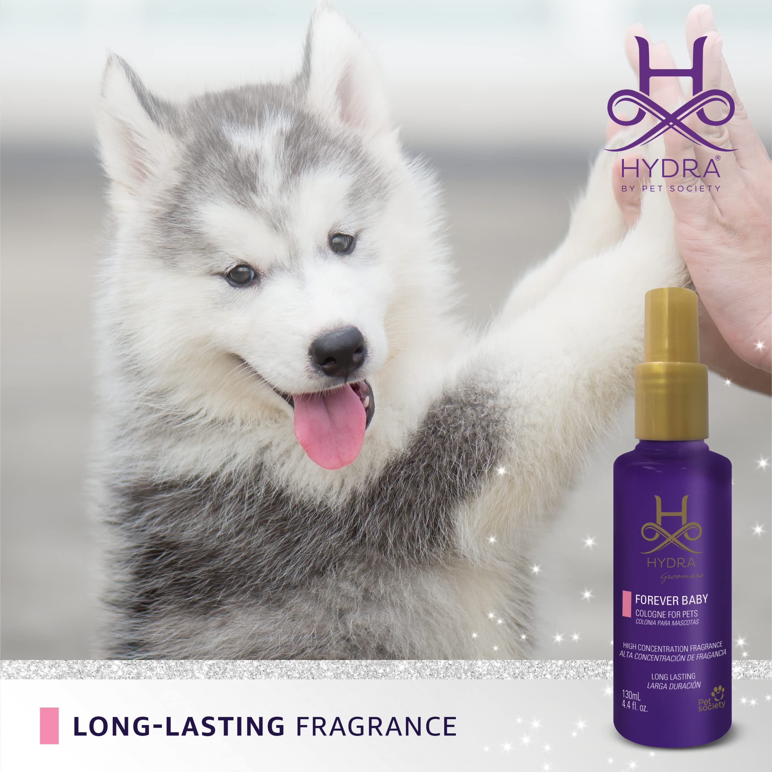 Hydra Forever Baby Pet Cologne, Finishing Cologne For Dogs And Cats, Grooming Spray, 4.4 Ounces
