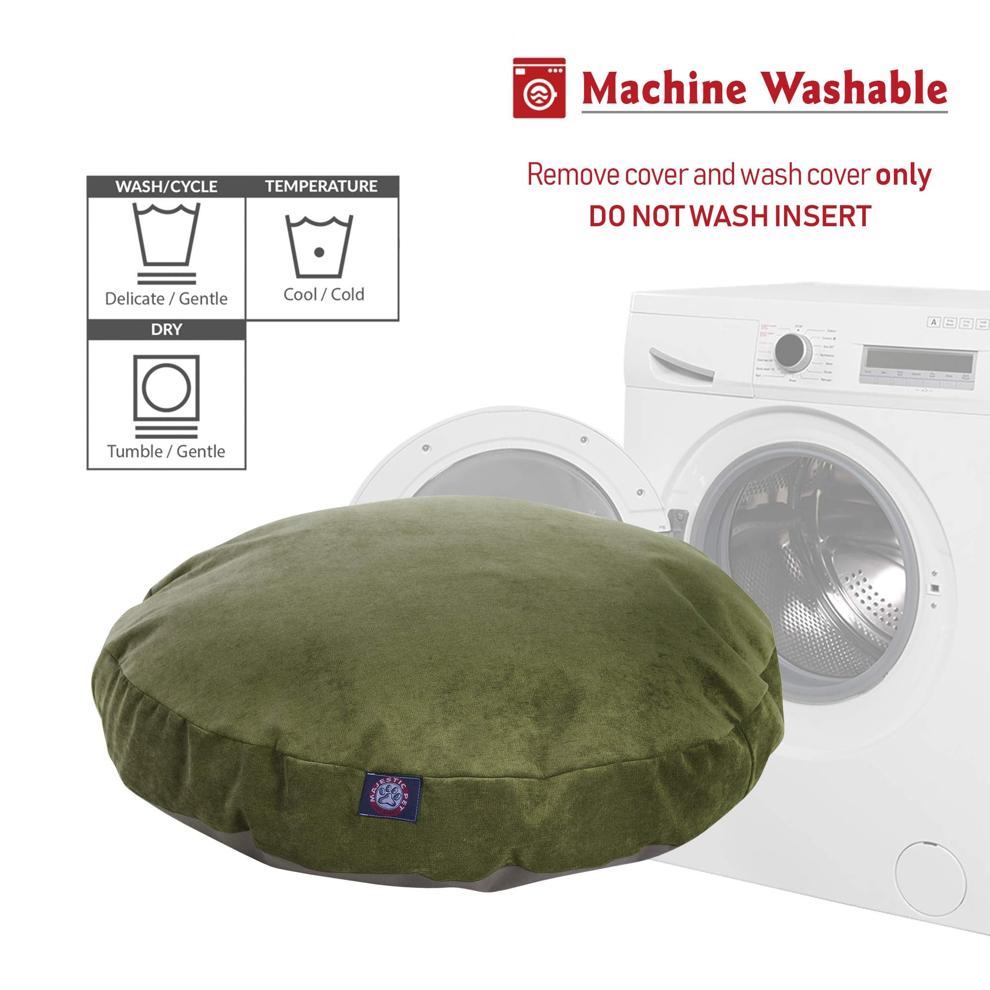 Fern Villa Collection Large Round Pet Dog Bed