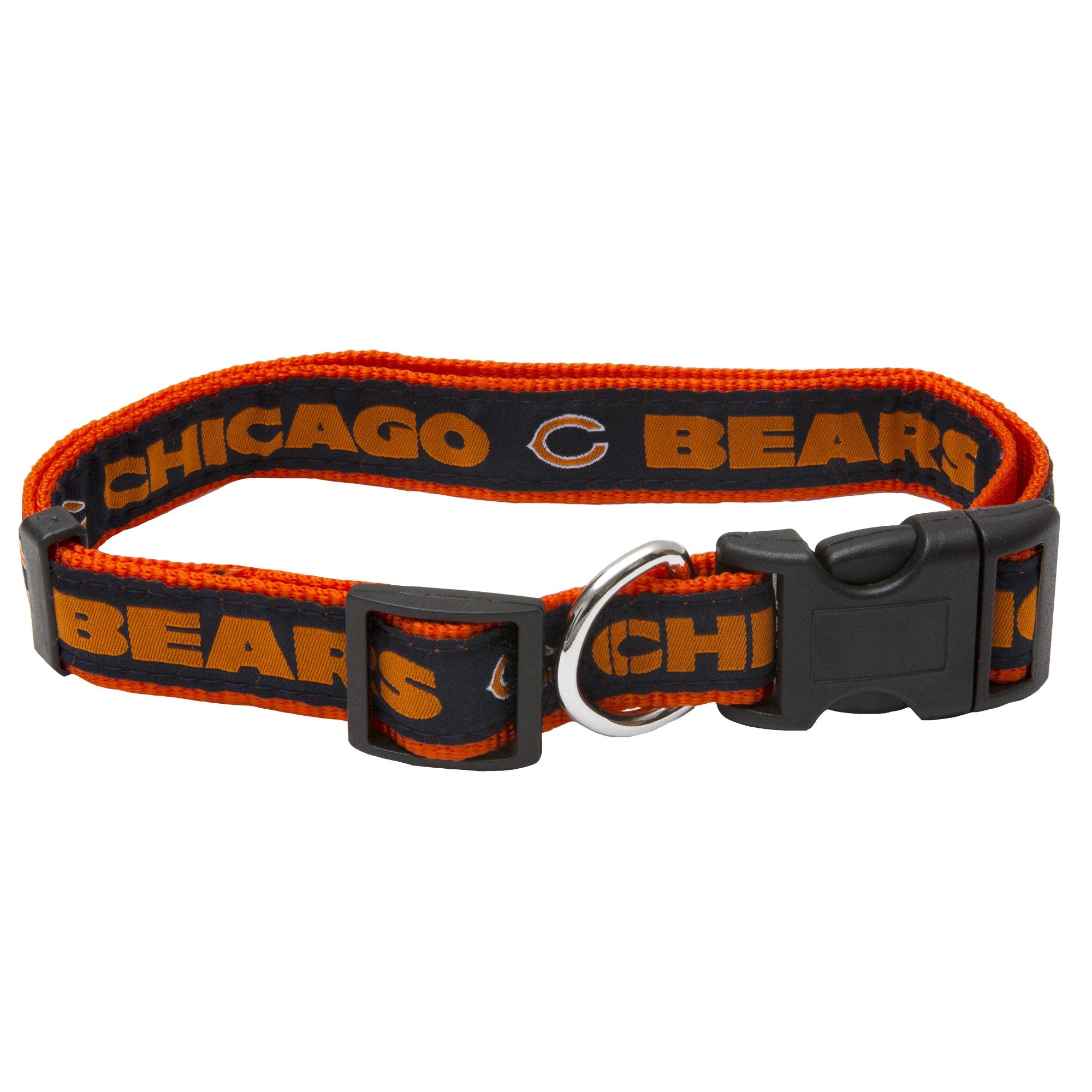 Pets First NFL Chicago Bears Pet Collar, Medium, CHI-3036-MD