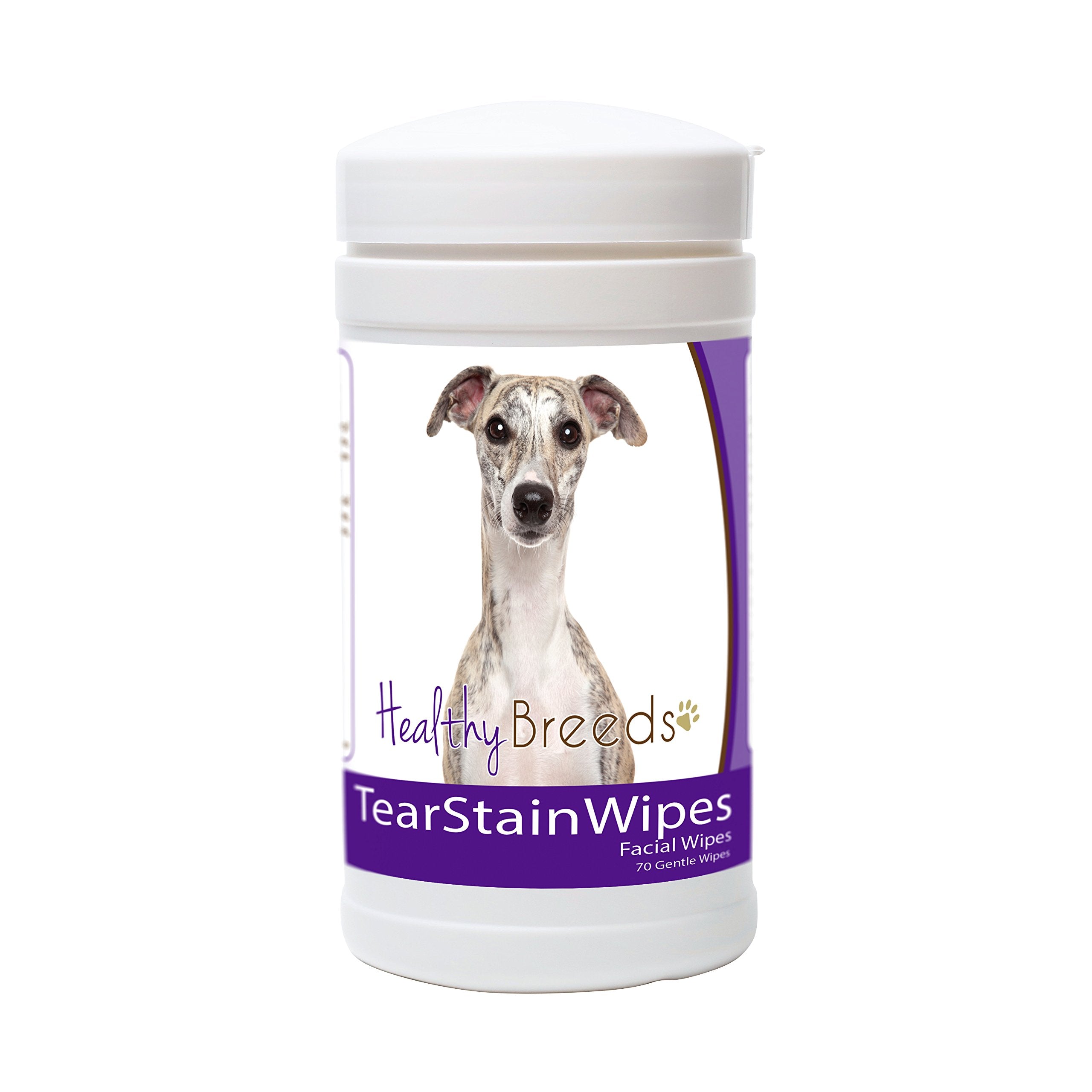 Healthy Breeds Whippet Tear Stain Wipes 70 Count