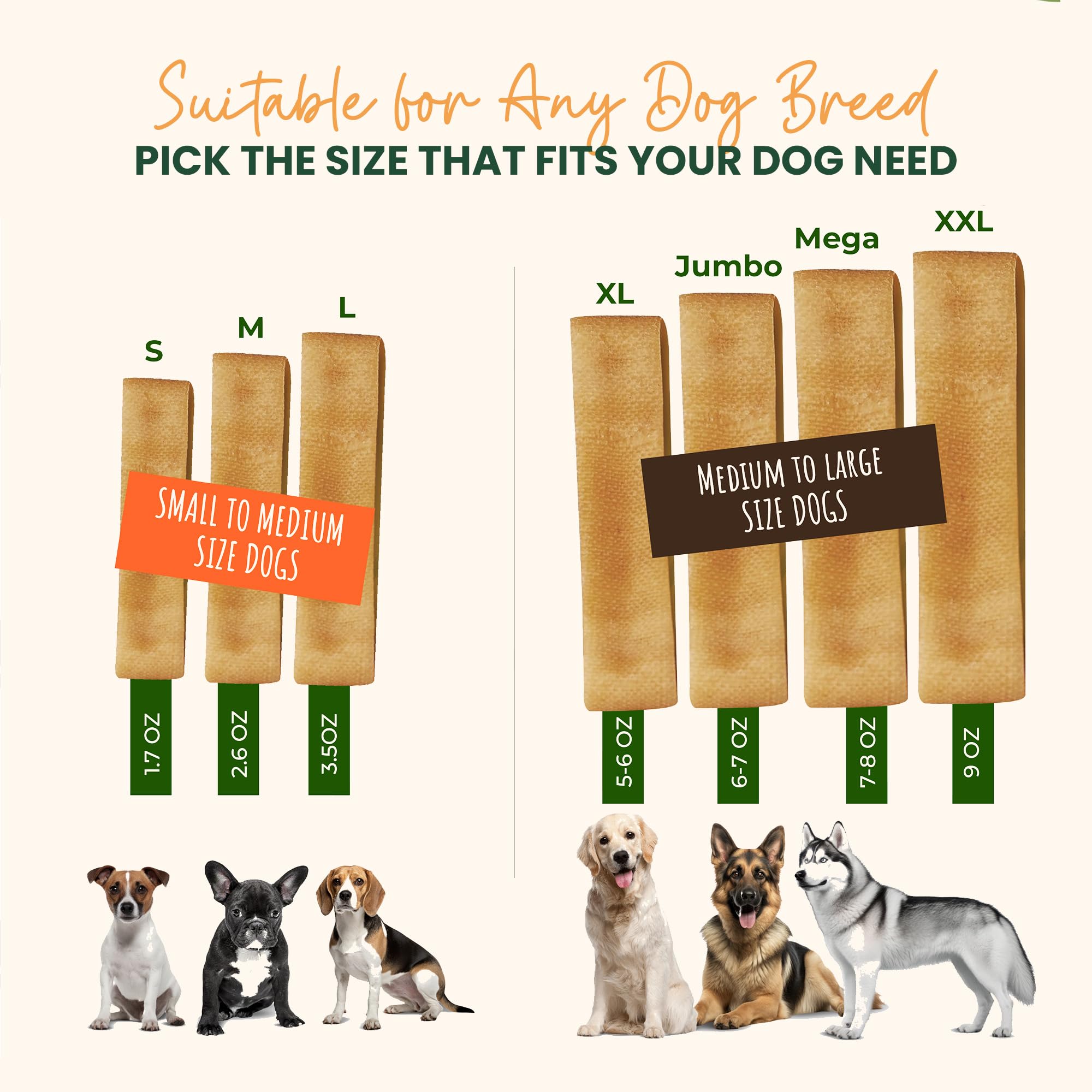 Authentic Himalayan Yak Cheese for Dogs - XXLarge (Pack of 1) - Sourced from Pristine Himalayan Foothill, Rawhide-Free, NO prese