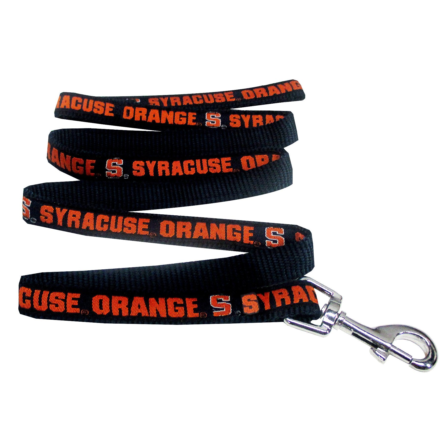 Ncaa Pet Leash, Large, Syracuse Orange, Dog Leash, Shiny & Colorful Leash For Dogs & Cats Licensed By The Ncaa