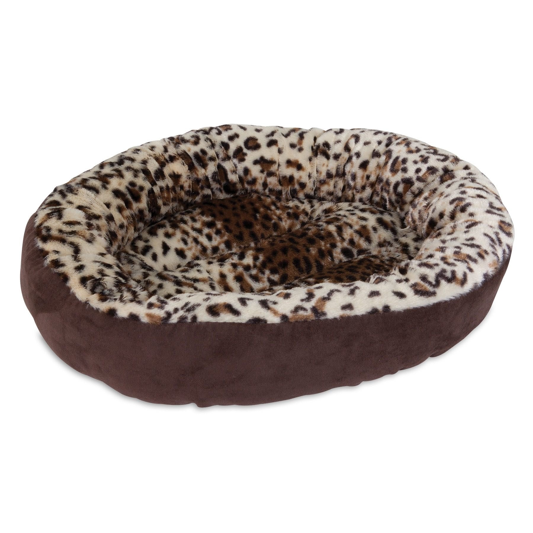 Aspen Pet Round Pet Bedding - Animal Print - 18 Diameter