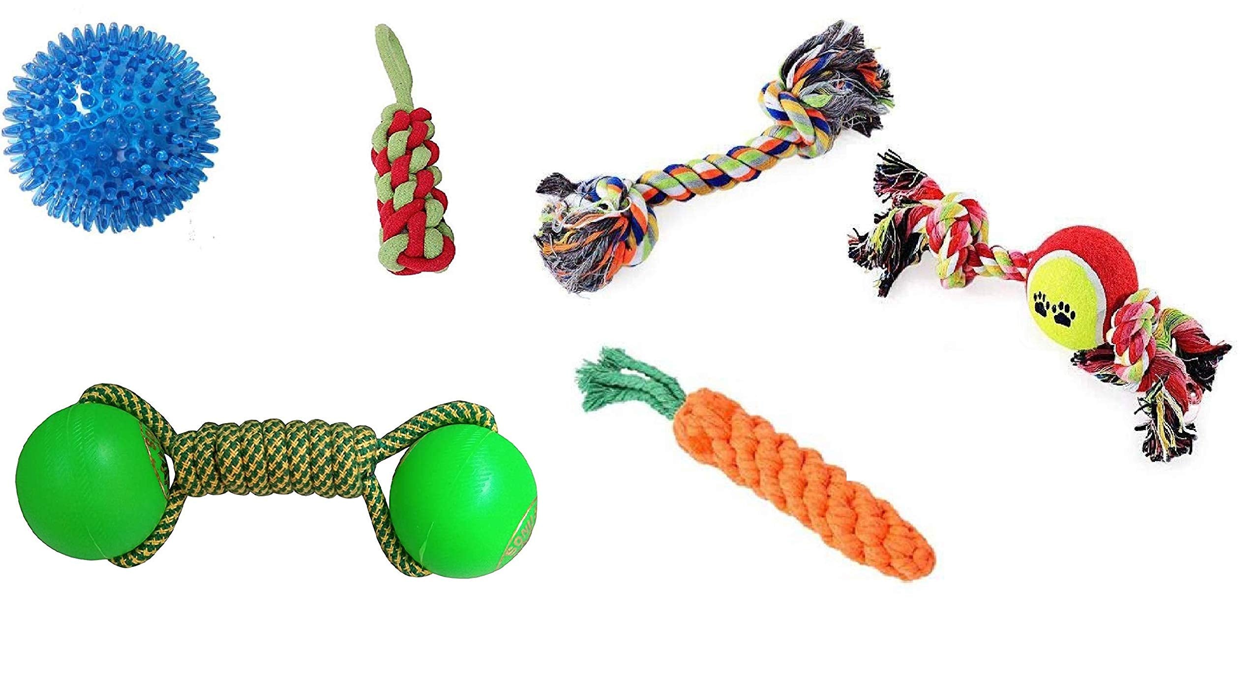 Psk Pet Mart Royal Squeaky Chew Teething Toys For Puppy  Combo Of 6