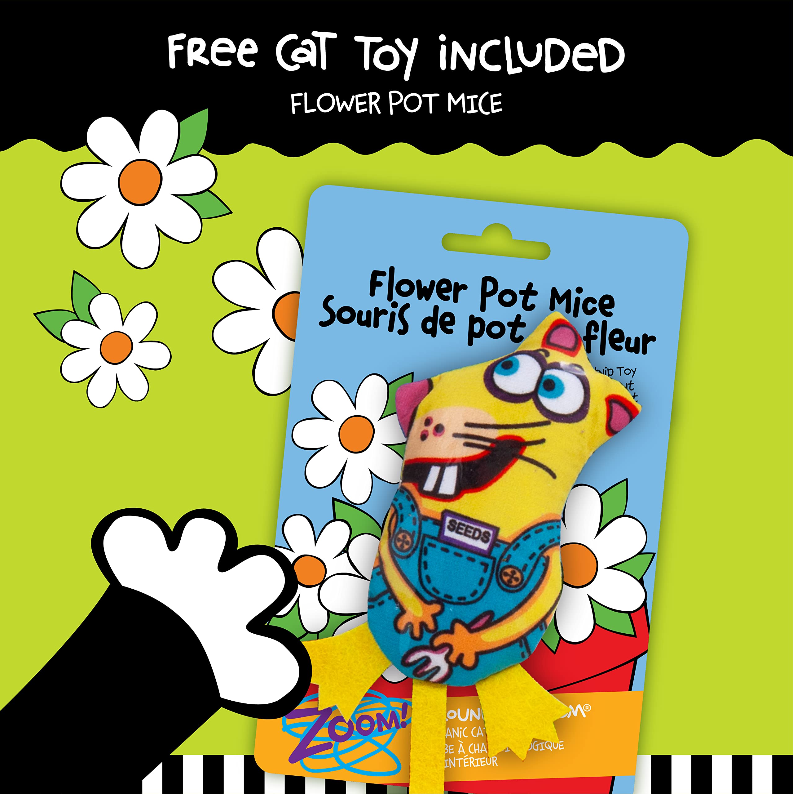 Fat Cat Big Mama'S Scratch Cat Toy Box Includes 100% Organic Catnip Grown In The Usa