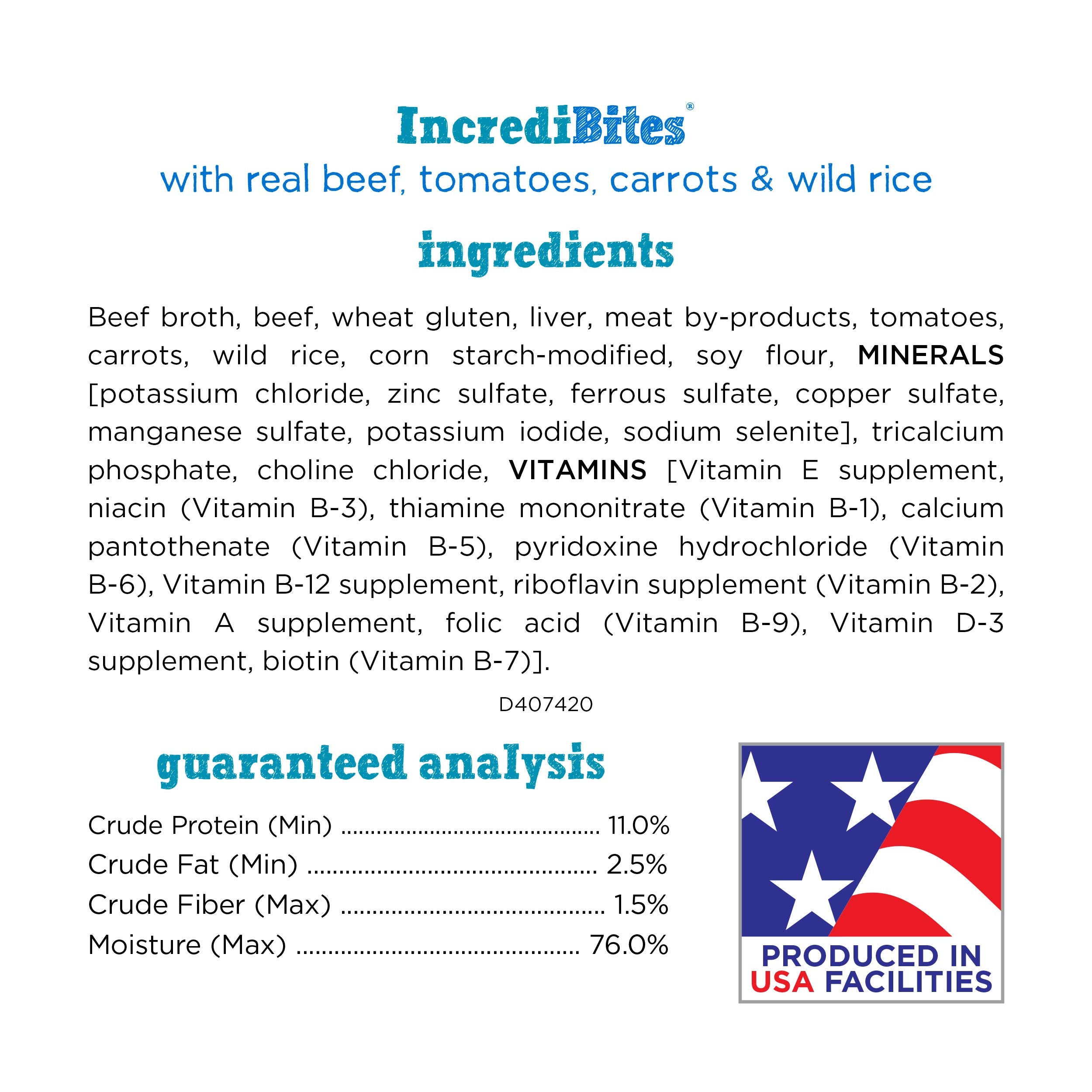 Purina Beneful Small Breed Wet Dog Food Variety Pack, IncrediBites - (2 Packs of 12) 3 oz. Cans