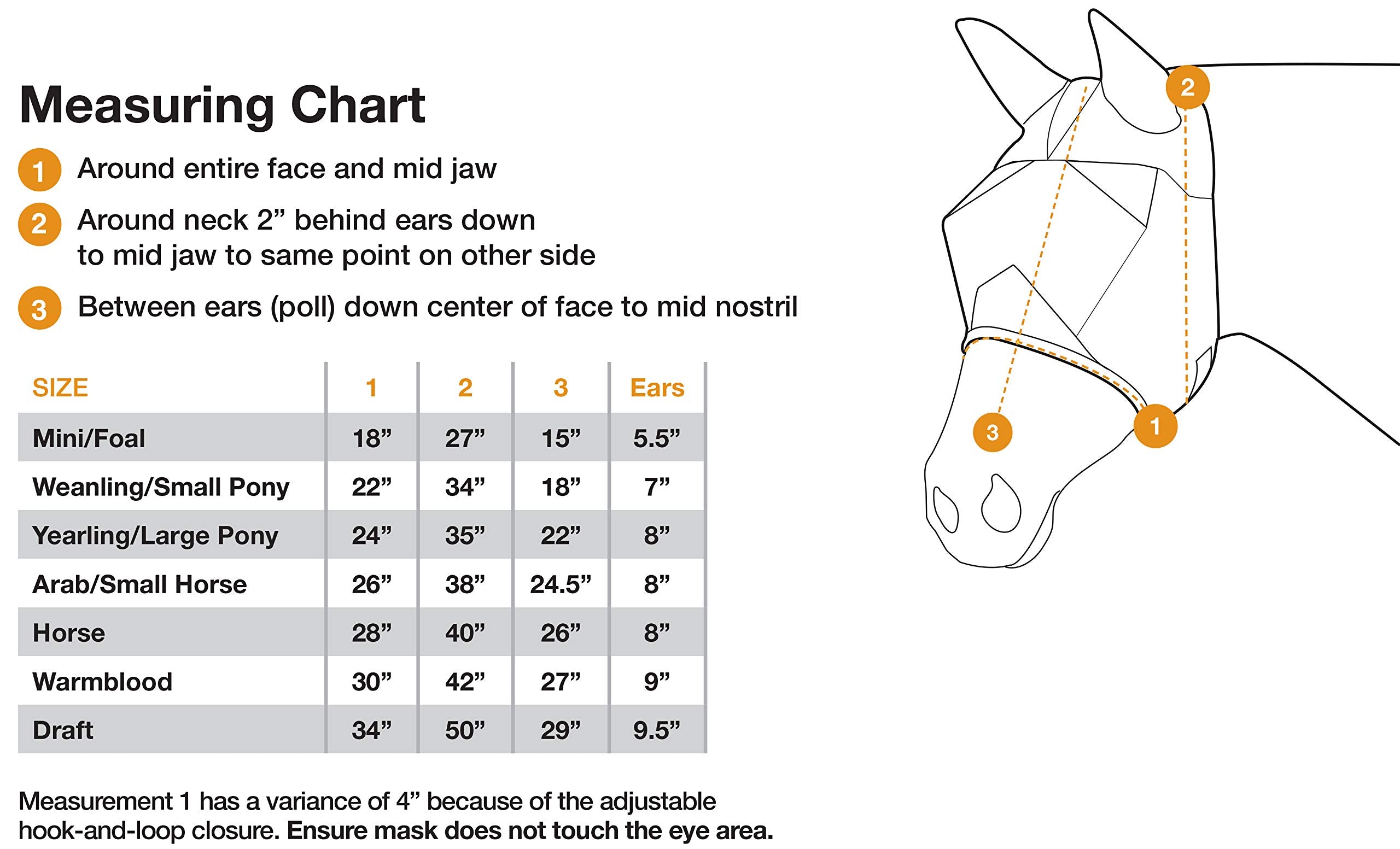 Cashel Crusader Horse Fly Mask with Long Nose and Ears, Grey, Arabian