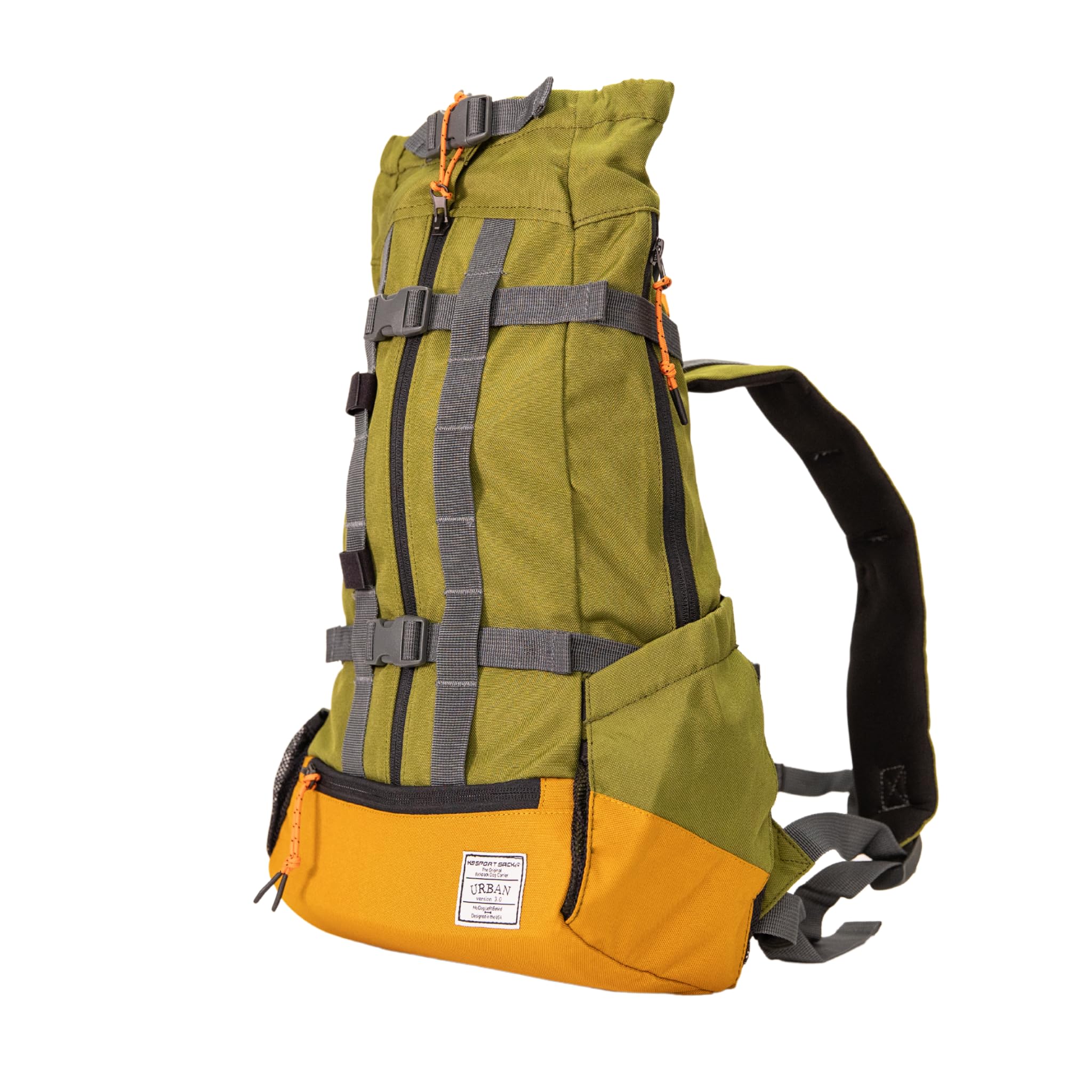 K9 Sport Sack | Dog Carrier Adjustable Backpack (Medium, Urban 3 - Leafy)