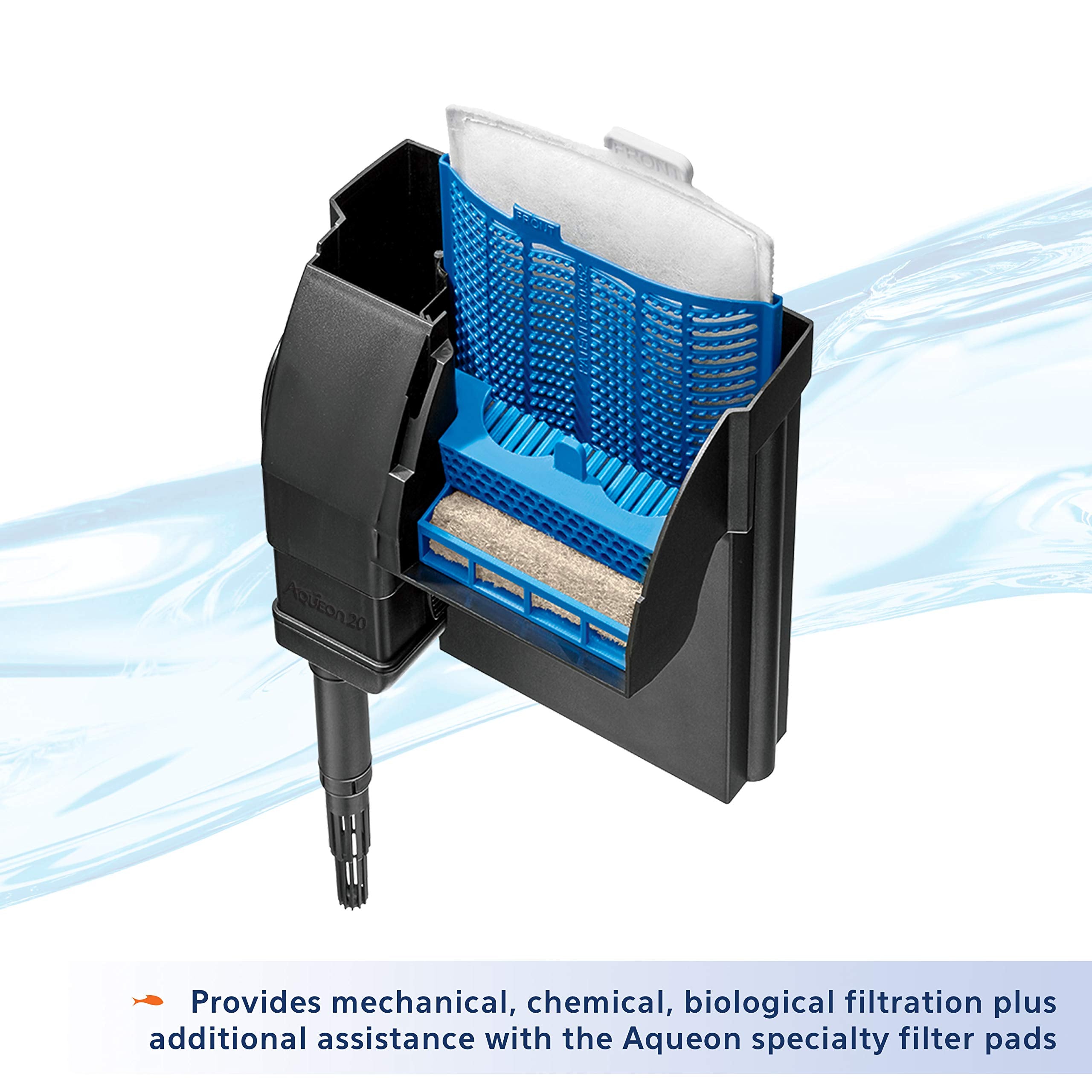 Aqueon Quietflow 20 Led Pro Aquarium Fish Tank Power Filter For Up To 30 Gallon Aquariums