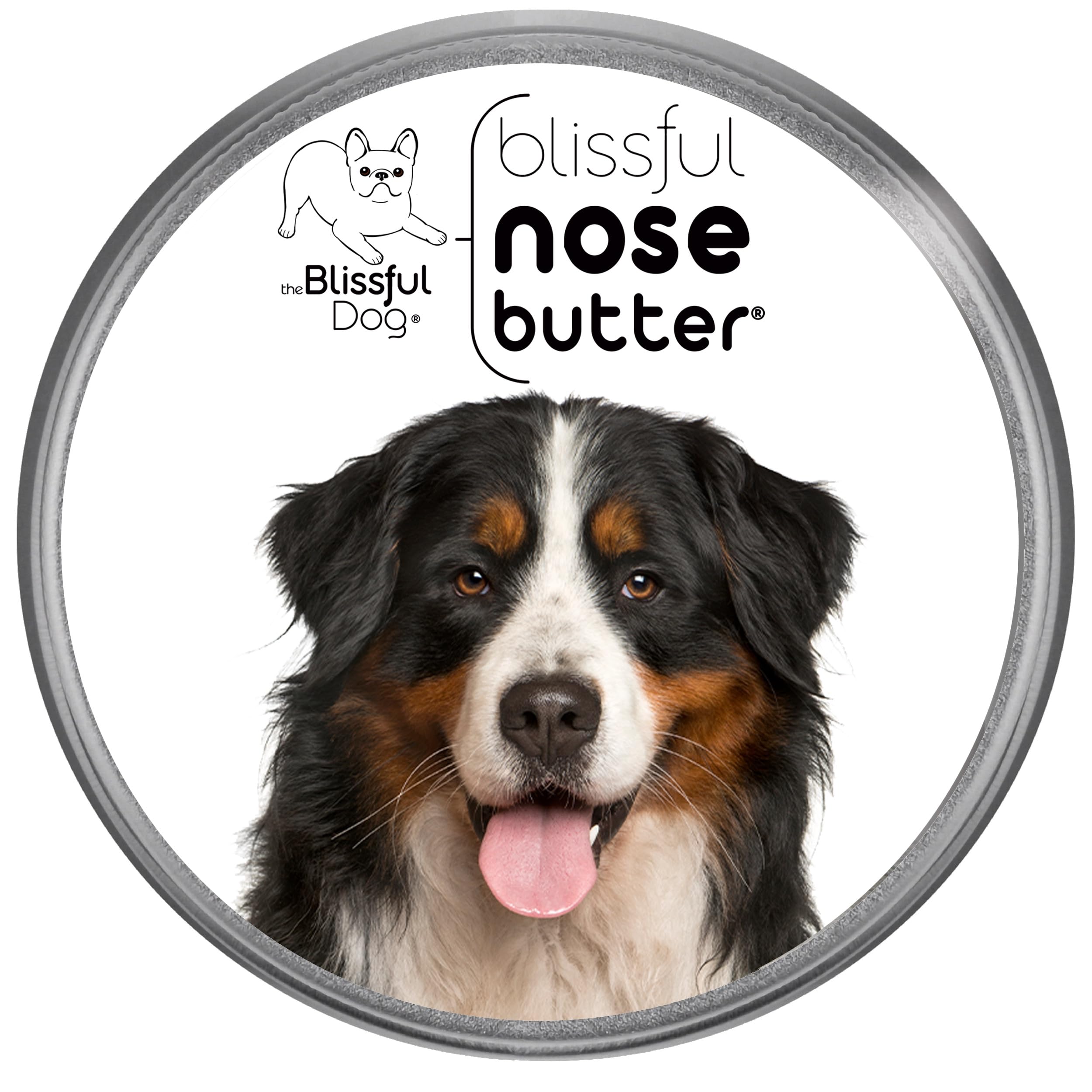 The Blissful Dog Bernese Mountain Dog Unscented Nose Butter - Dog Nose Butter, 4 Ounce