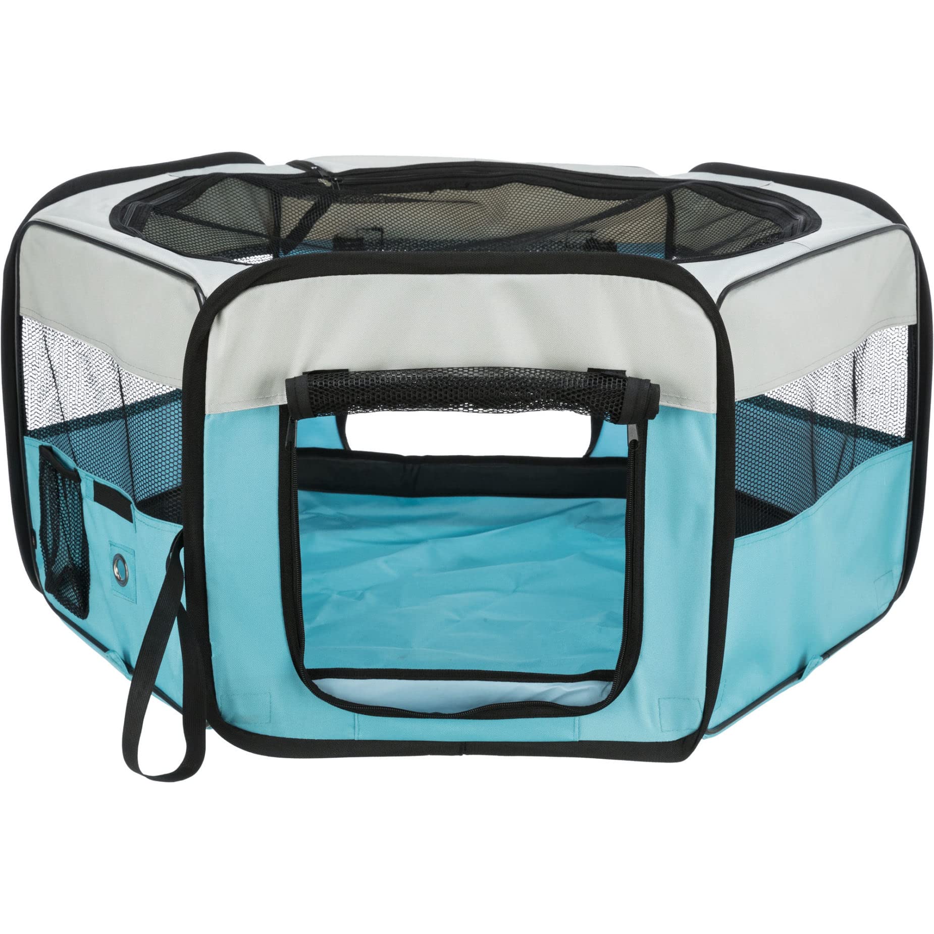 Trixie Soft Sided Mobile Playpen For Small Animals, Foldable And Portable, Ideal For Dogs, Rabbits, Cats, Large