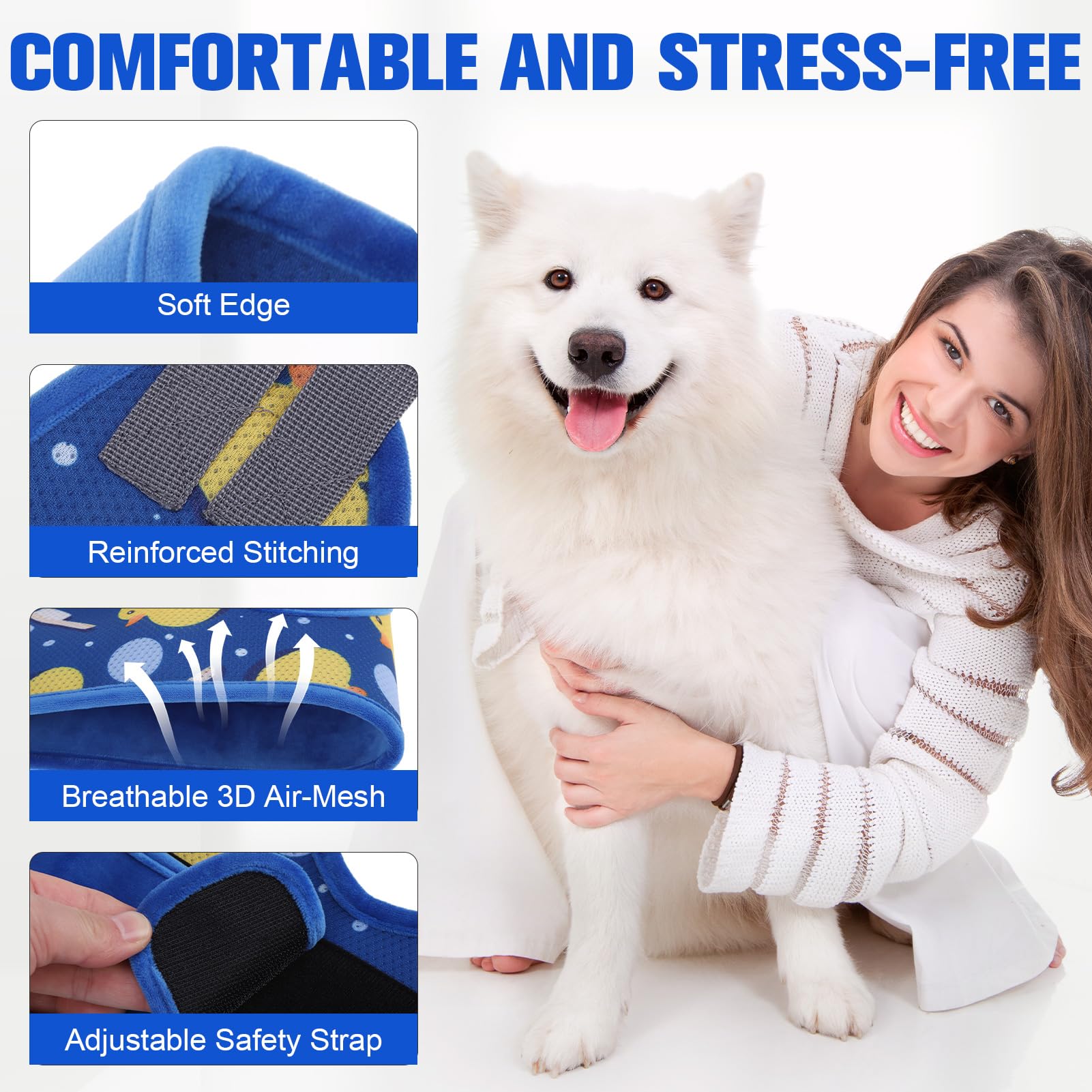 Pawchie Dog Grooming Hammock Harness For Dogs & Cats With Pet Nail Clipper Trimmer - Cat Hanger Sling For Trimming Clipping Nail