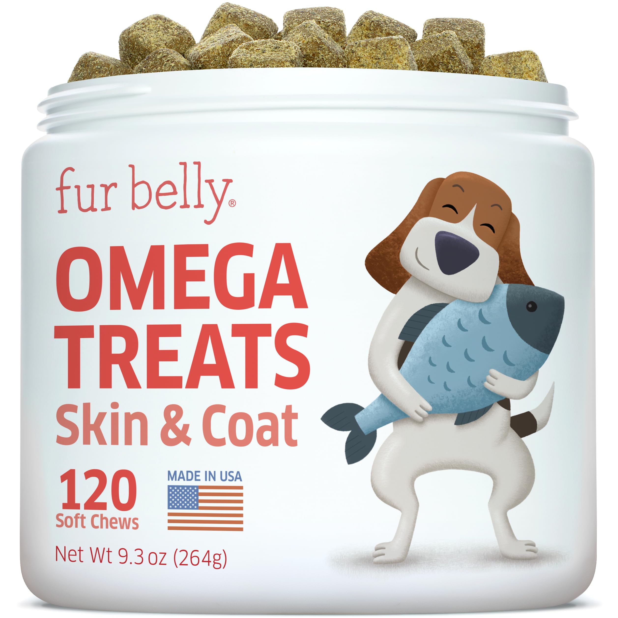 Salmon Oil for Dogs - Wild Alaskan Fish Oil for Dogs - Omega 3 for Dogs - Itch Relief for Dogs - Dog Joint Health - Dog Allergy 