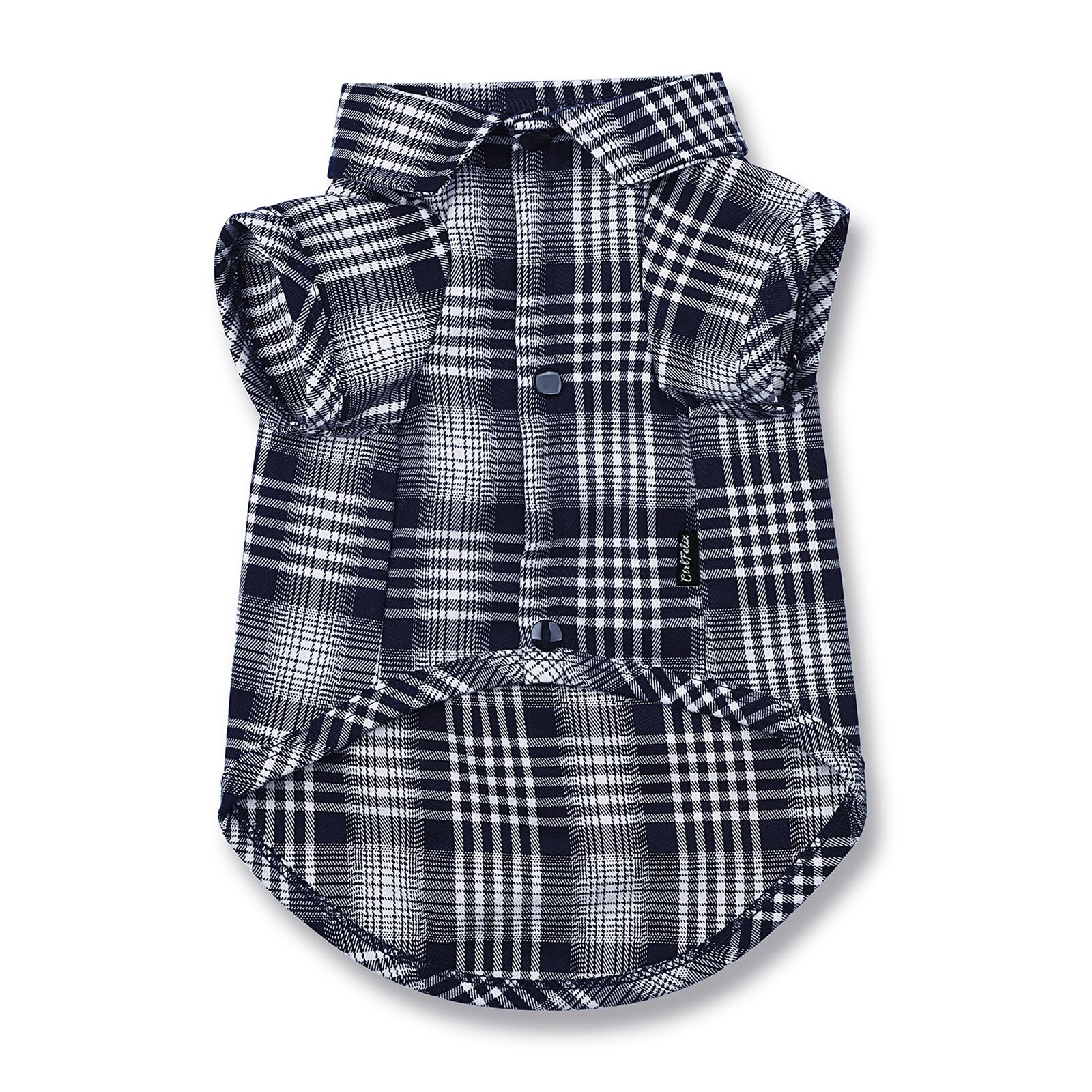 Ctilfelix Dog Shirt Plaid For Small Dogs Cats Puppy Boy Girl Dog Clothes Soft Pet T-Shirt Breathable Cat Shirt Clothes Tee Adorable Halloween Thanksgiving [Blue#2; Xs]