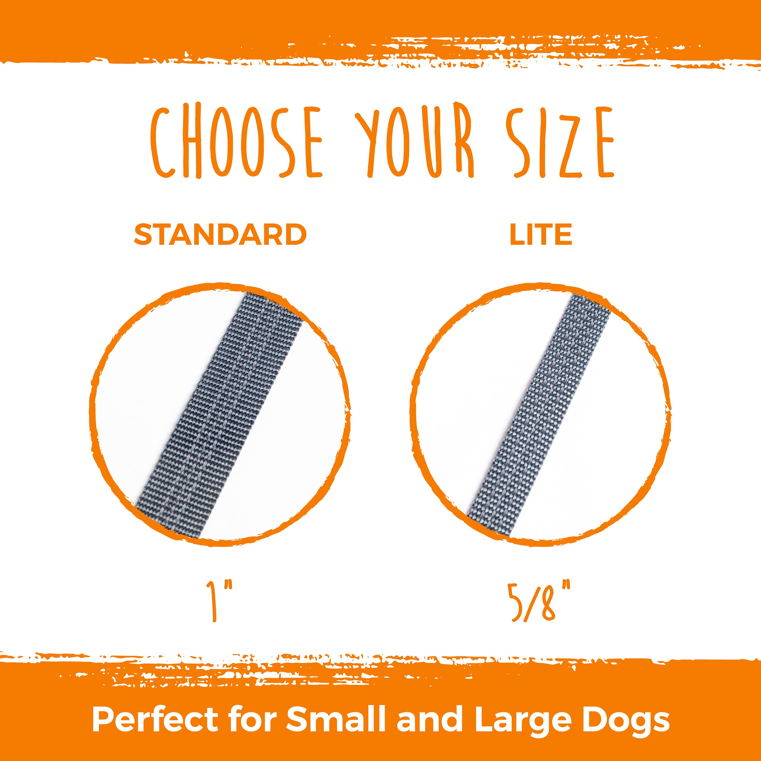 Mighty Paw Double Dog Leash - Tangle-Free Split Lead for 2 Dogs, Adjustable for All Breeds, Nylon, Standard Size