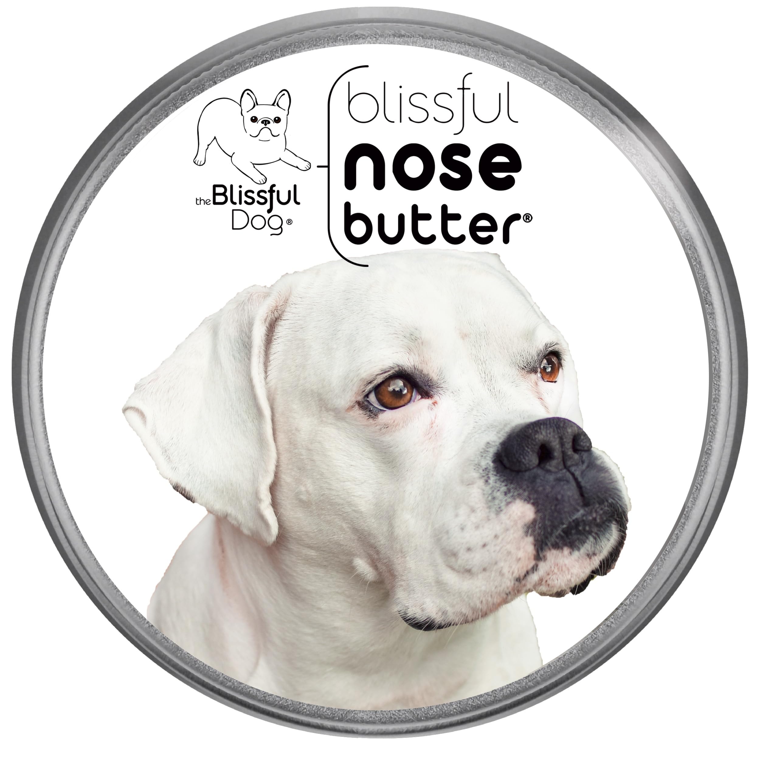 The Blissful Dog White Boxer Unscented Nose Butter - Dog Nose Butter, 16 Ounce