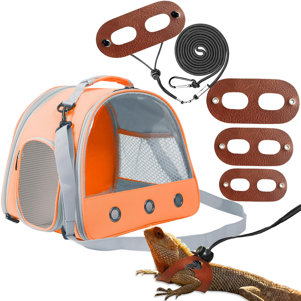 Guinea Pig Carrier,Guinea Pig Carrier For 2,Reptile Travel Carrier For Lizards Sugar Glider Hedgehog Rat Parrot Birds