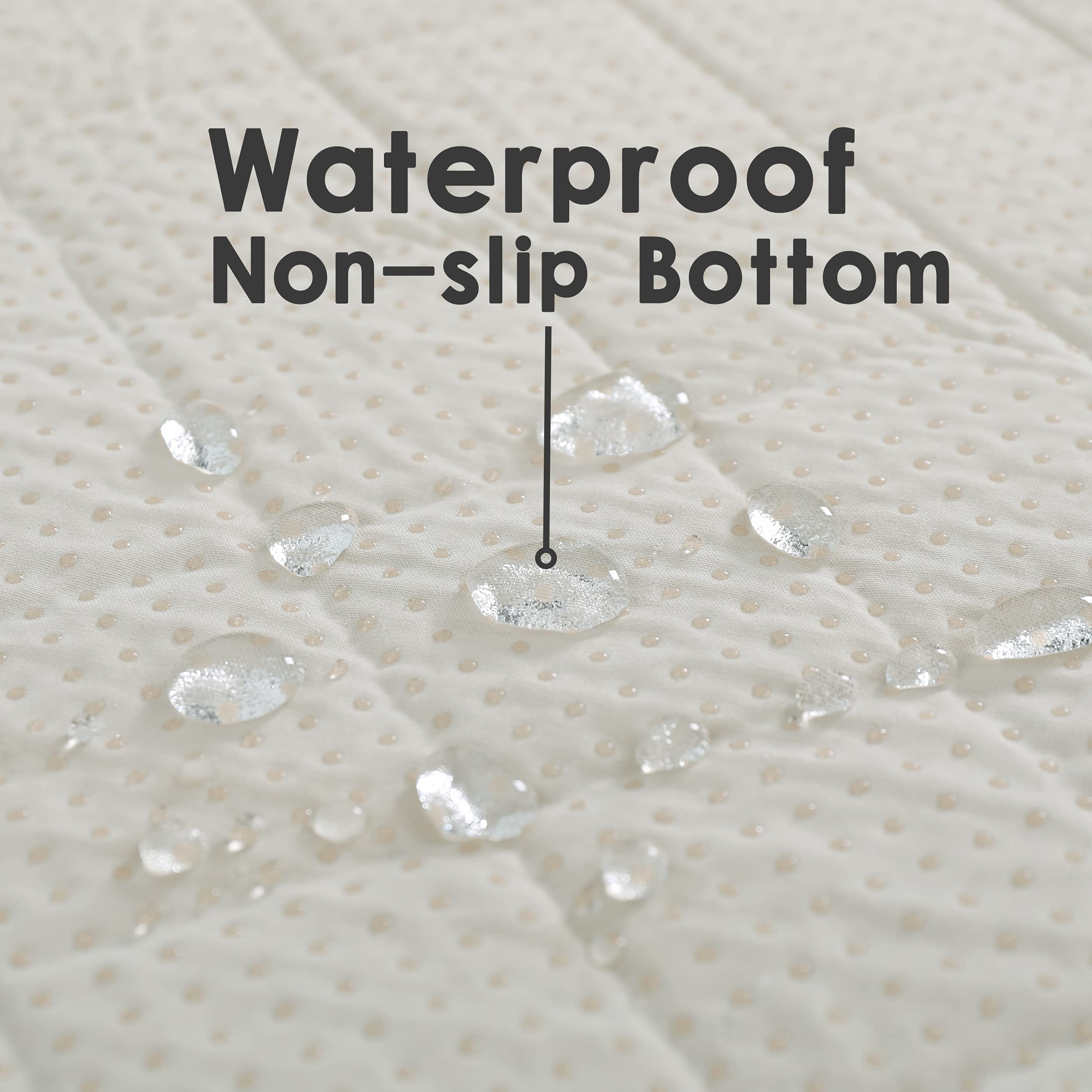 Dog Crate Pee Pads - Washable Dog Rugs Non-Slip Puppy Pads For Small Dogs, Water Absorb Training Pads (30'' X 40'' Gray) 2 Packs