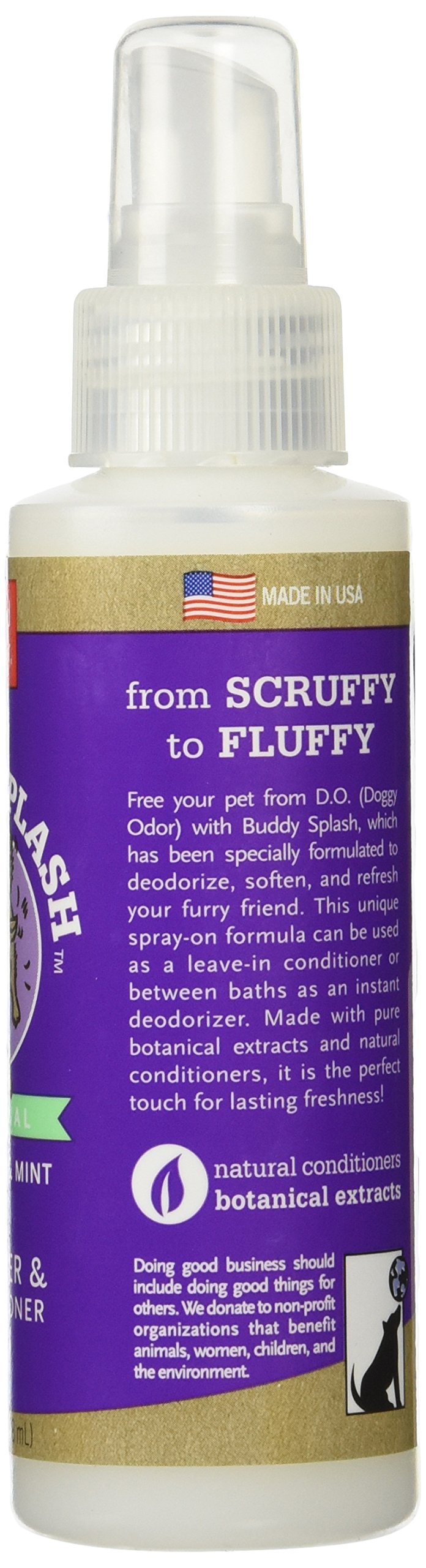 Buddy Biscuits Buddy Splash Lavender & Mint Spritzer & Conditioner, 4 Fz