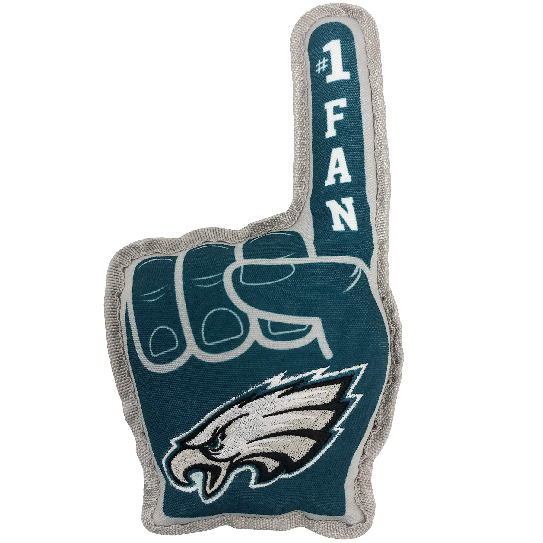 Nfl Philadelphia Eagles #1 Fan Toy For Dogs & Cats. Best Tough Pet Toy With Inner Squeaker