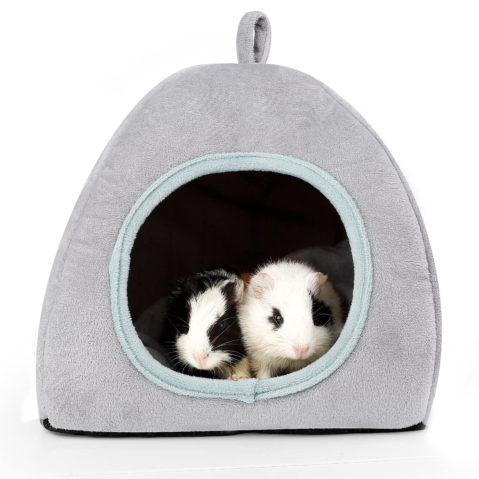 Oneju Guinea Pig Bed, Guinea Pig Hideout, Rabbit Bed, Bunny Hideout, Guinea Pig Cage Accessories For Guinea Pig, Bunny, Hamster,