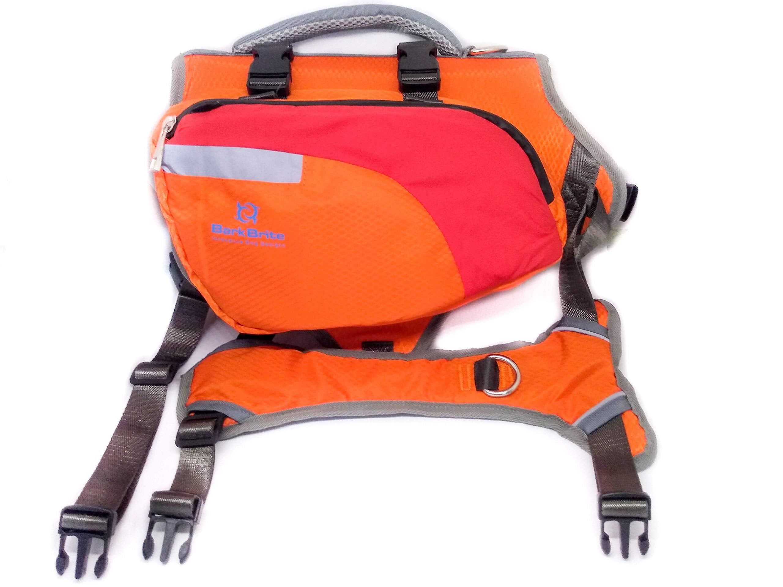 Multi-Purpose Dog Backpack Life Jacket (Size Large)