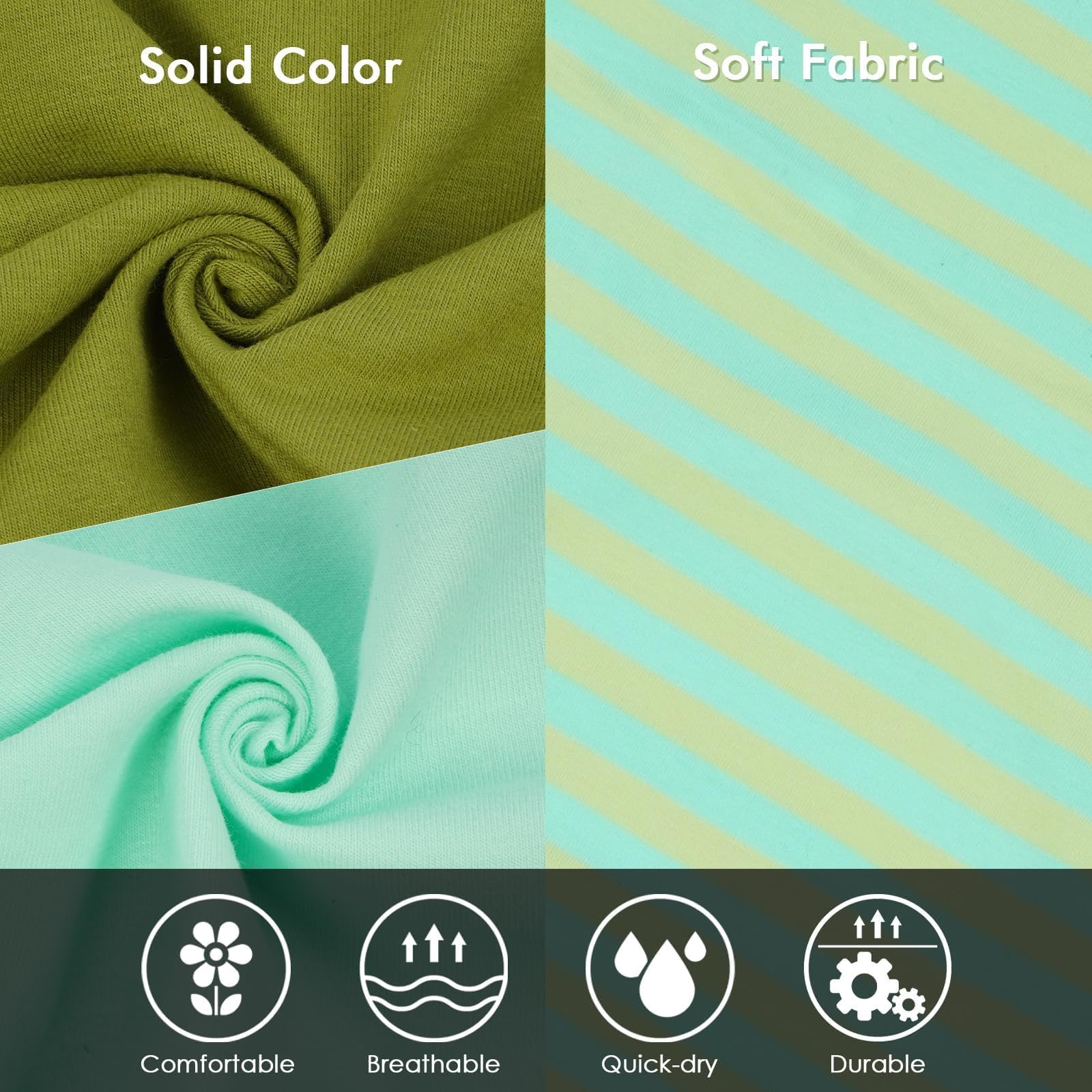 3 Pack Green Striped Dog T-Shirt For Xsmall Dogs,Lightweight Sleeveless Shirt Set For Summer Seaside Camping Sun Protection,Play