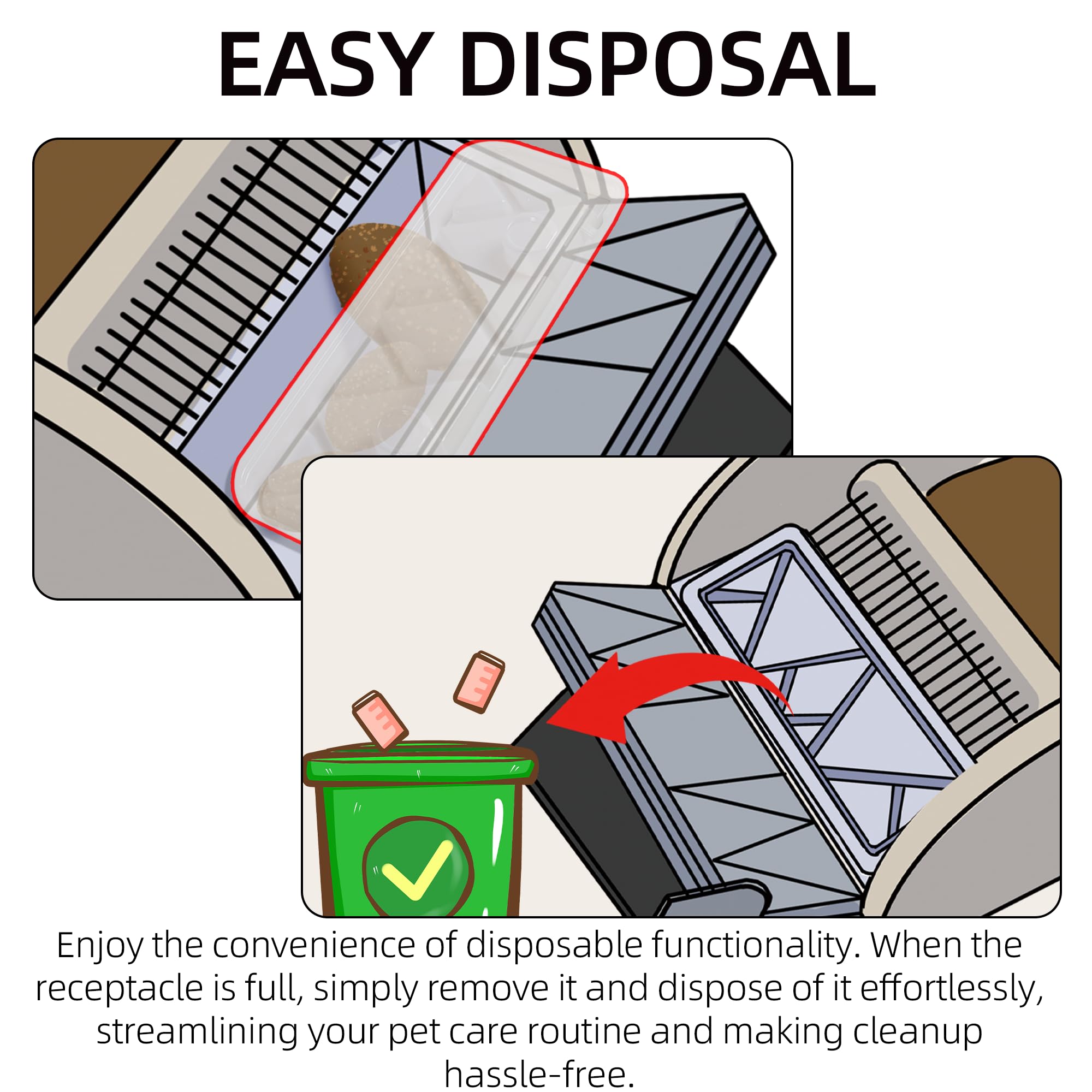 Vikos Products 20-Pack Litter Box Waste Receptacles Compatible With Littermaid 1St/2Nd Edition Automatic Cat Litter Box, Disposa