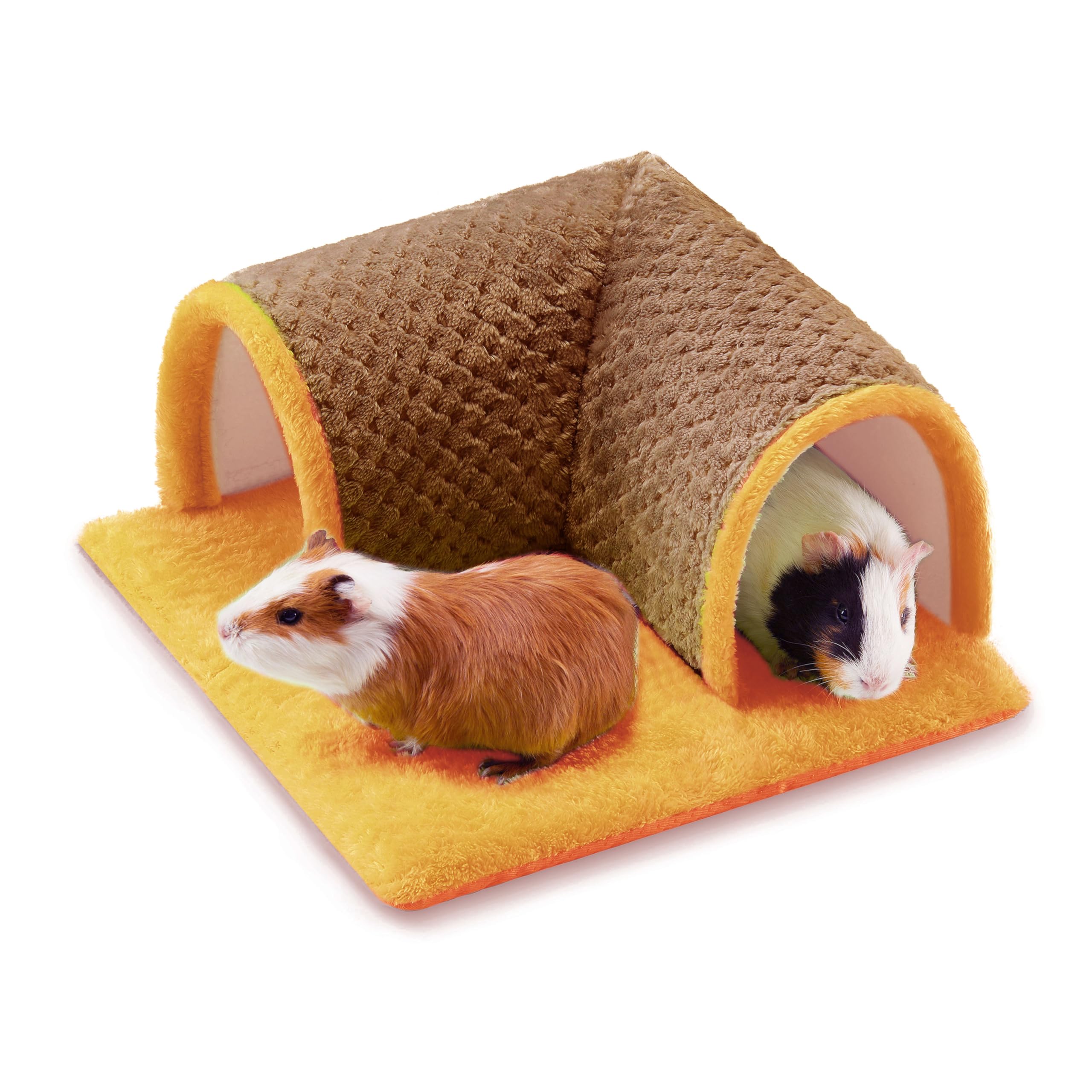 Jevnd Warm Guinea Pig Hideout Tunnel Bed, Soft Removable Guinea Pig Tunnels And Tubes For Cage Hides Fleece For Rat, Sturdy Smal