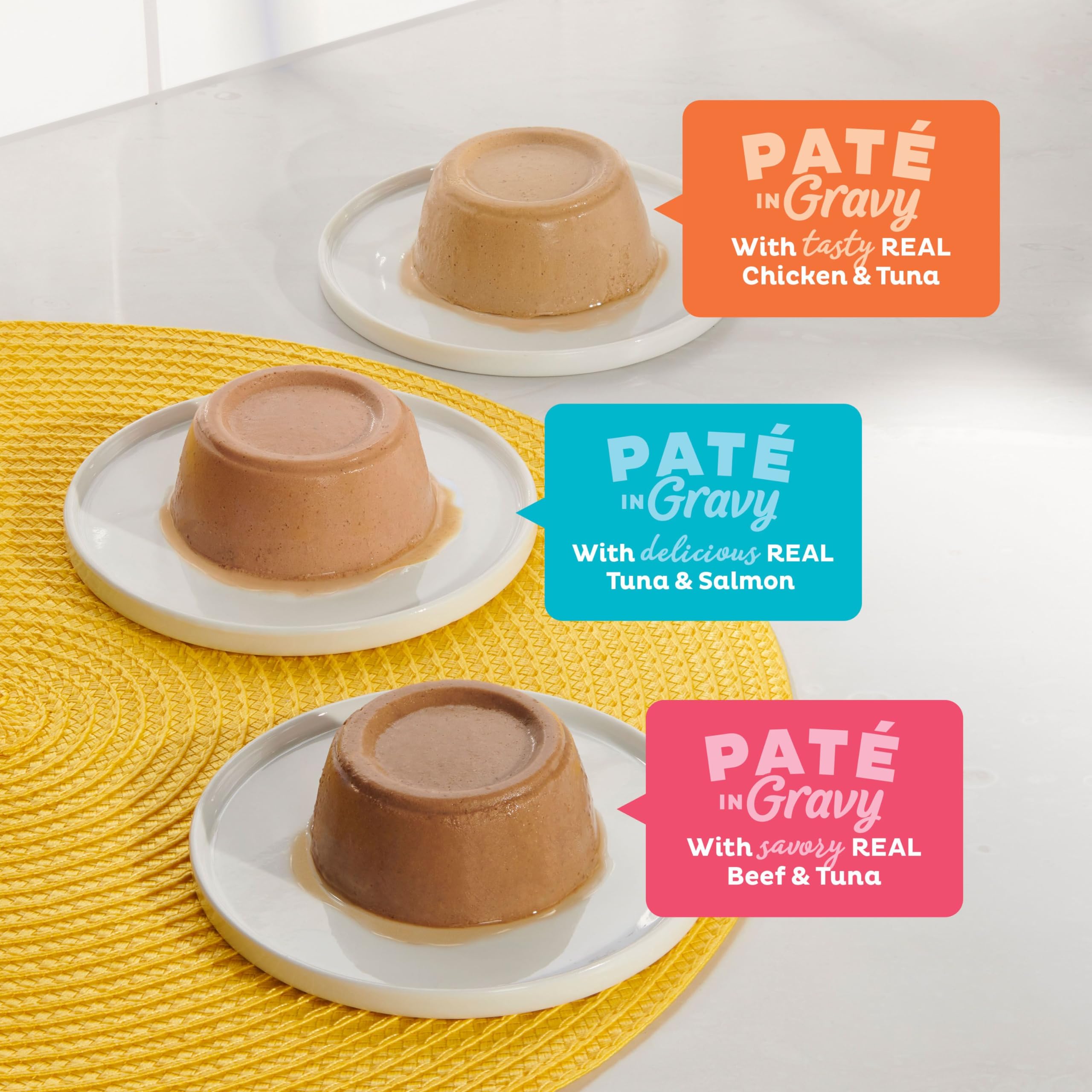 Meow Mix Pat   in Gravy Wet Cat Food Variety Pack, Surf n Turf Pat  s 2.75 Ounce (Pack of 12)