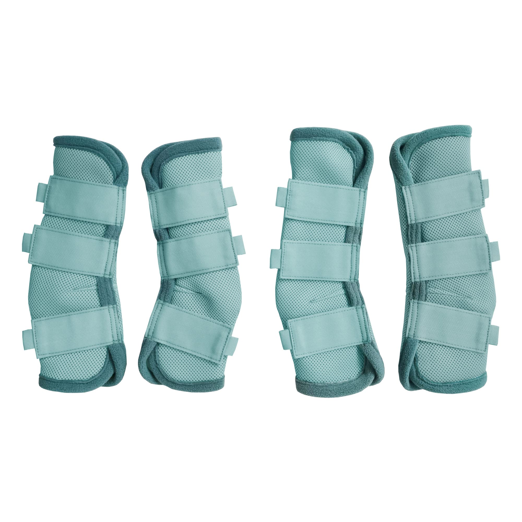 LEAFOREST Horse Fly Boots Set of 4 - Non Slip Leg Protection for Donkey Mini Pony Draft, Breathable Mesh Fly Boots for Pasture &