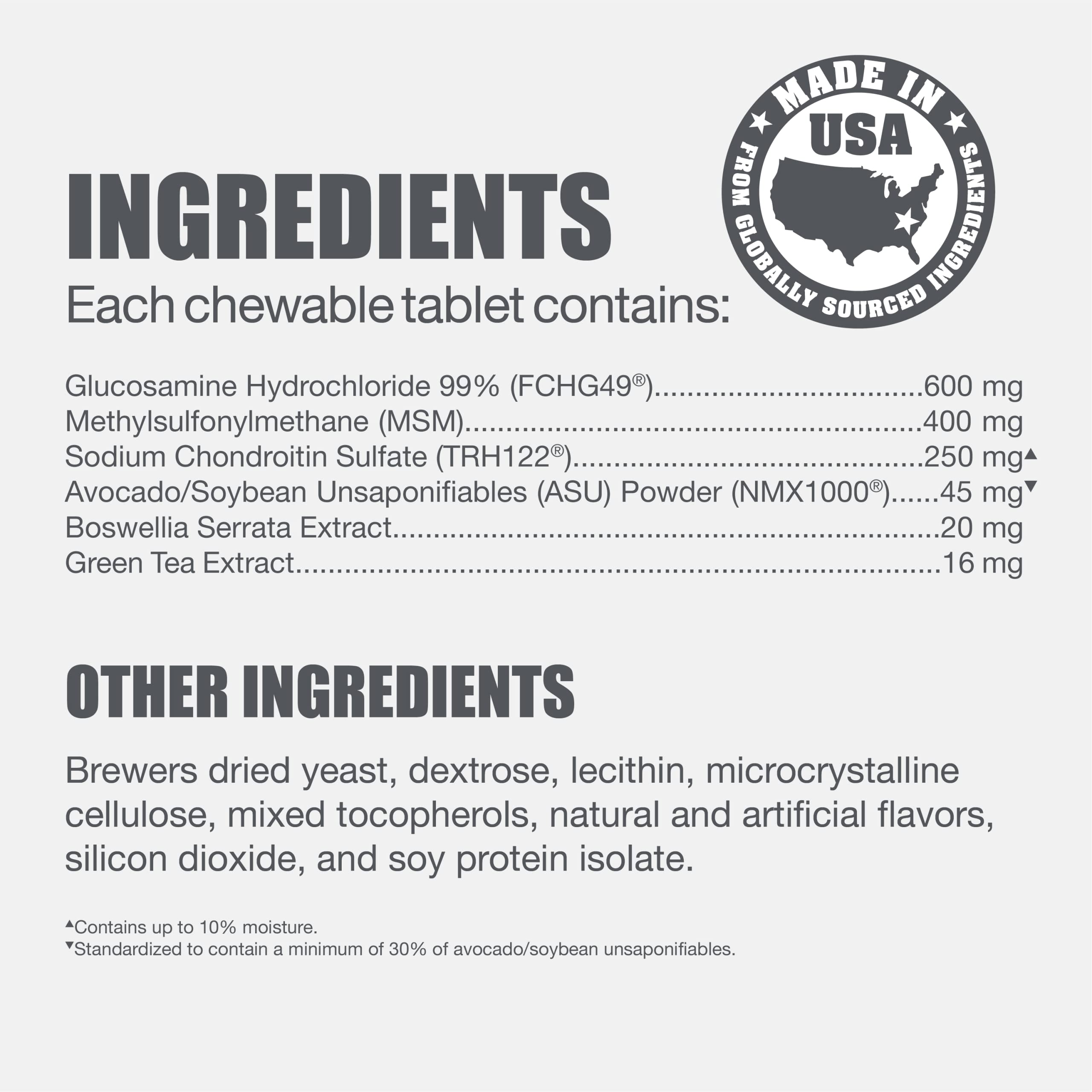 Nutramax Dasuquin with MSM Joint Health Supplement for Small to Medium Dogs - With Glucosamine, MSM, Chondroitin, ASU, Boswellia