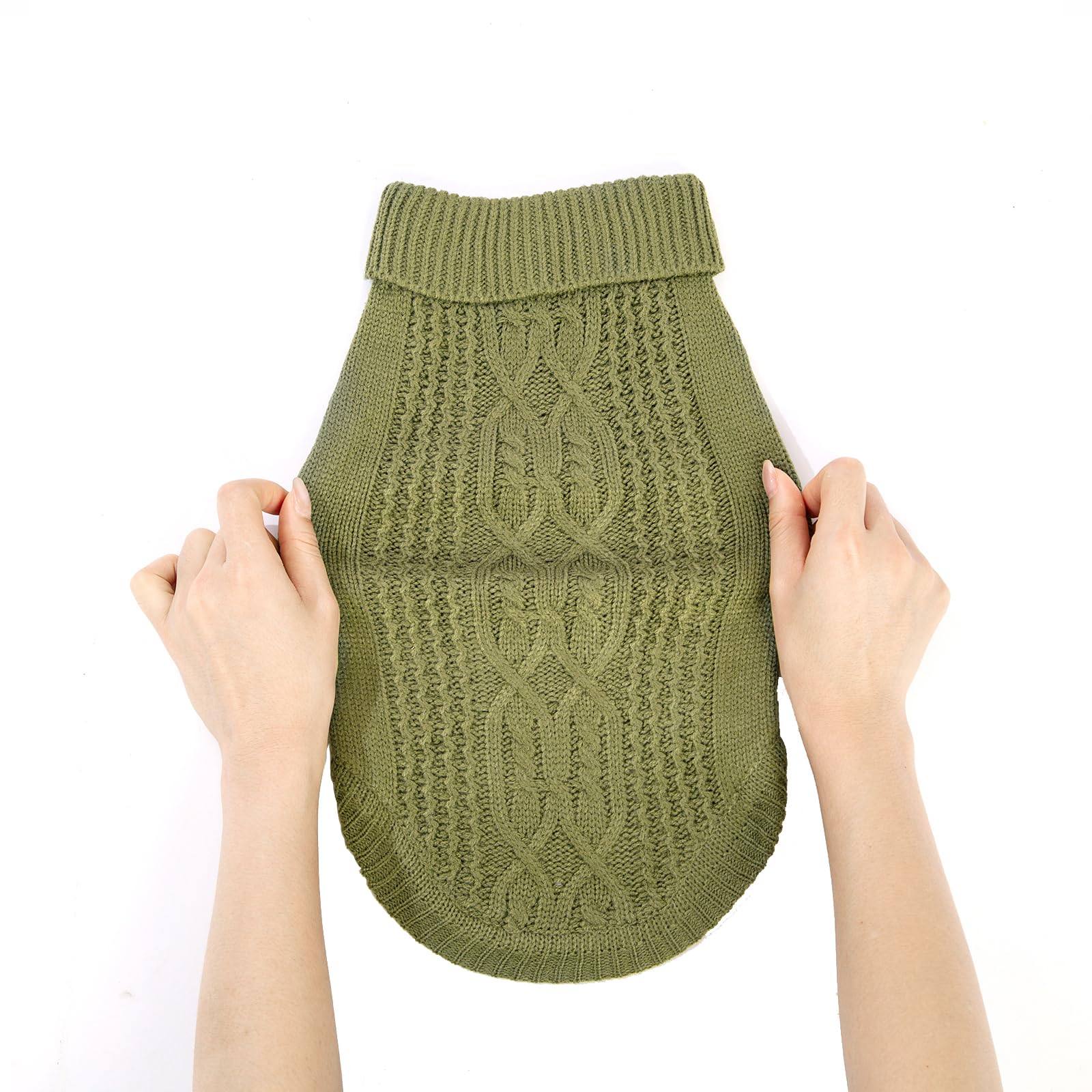 Jnancun Cat Sweater Keep Your Pets Cozy, 16 Color Turtleneck Knitted Sleeveless Cat Clothes, Winter Outfits For Cats & Small Dog