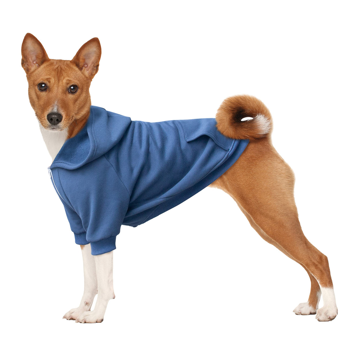 Arunners Extra Large Dog Clothes Hoodies Zip Up Sweaters For Big Dogs Labrador Border Collie Puppy Blue Xl