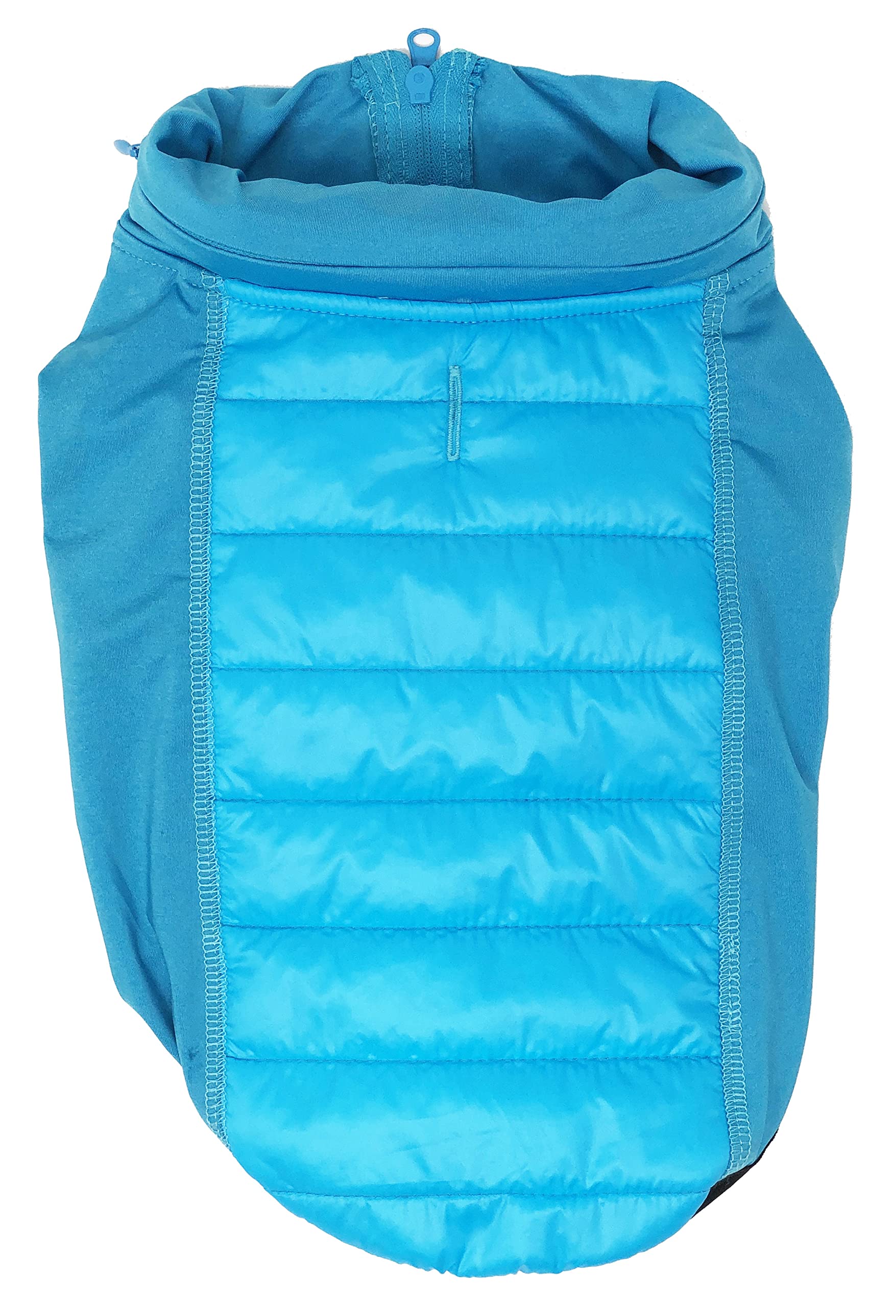 Pet Life Apex Lightweight Hybrid Stretch And Quick-Dry Dog Coat With Pop Out Hood, Xs, Blue