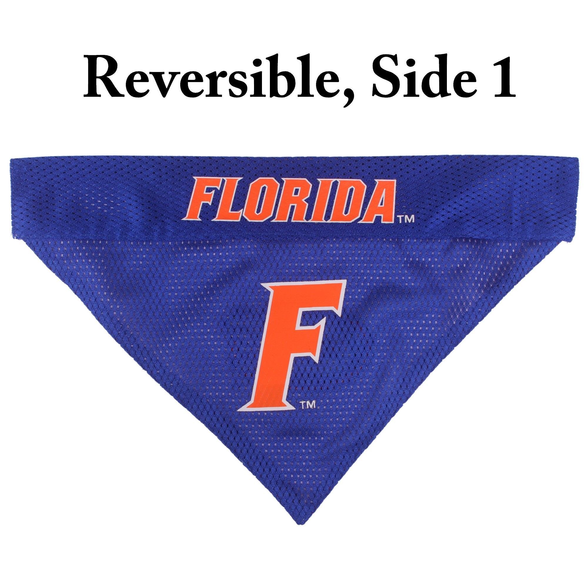 Pets First Collegiate Pet Accessories, Reversible Bandana, Florida Gators, Large/X-Large