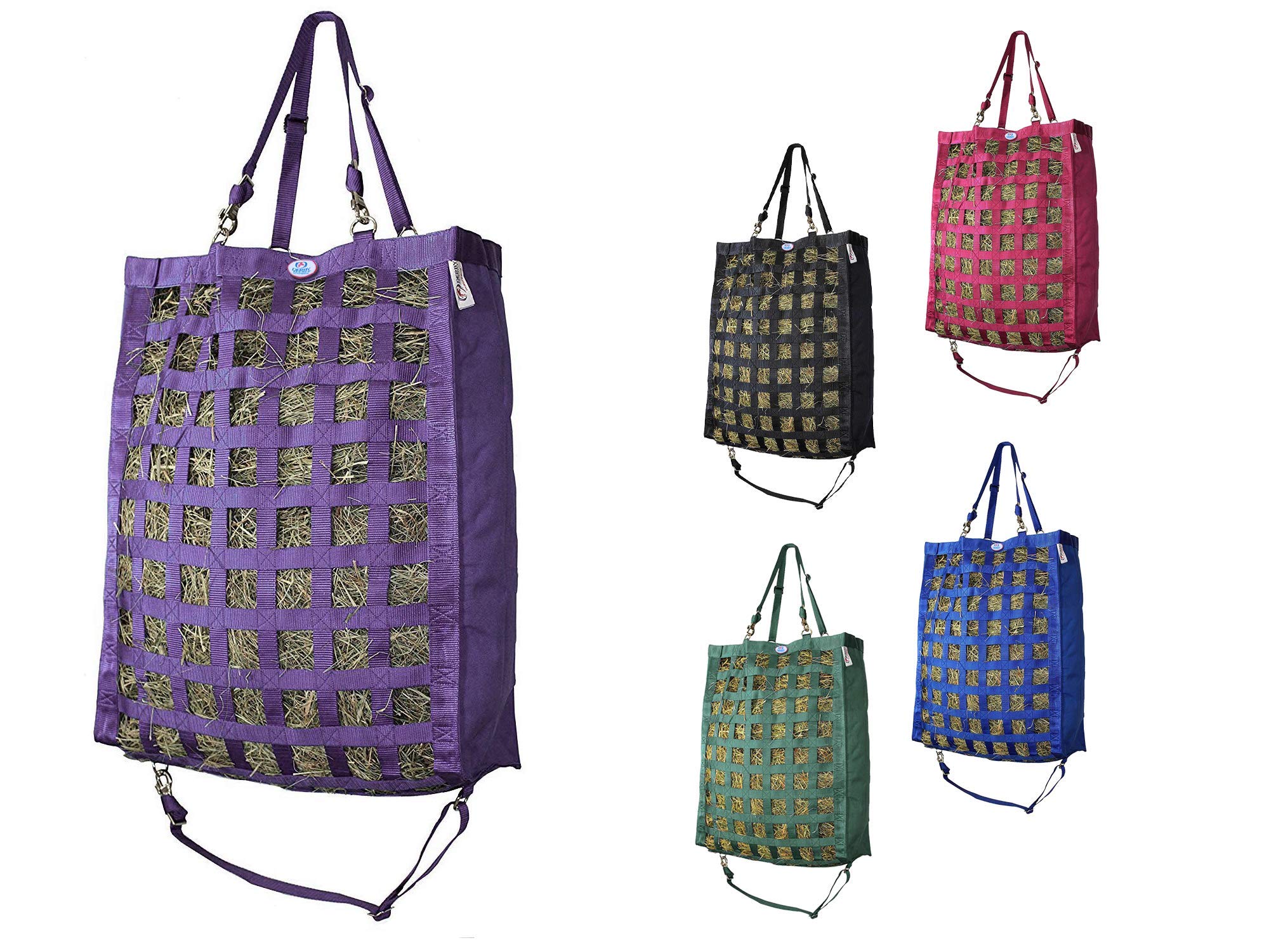 Derby Originals Front Web Slow Feeder Horse Hay Bag Super Tough Bottom with 6 Month Warranty