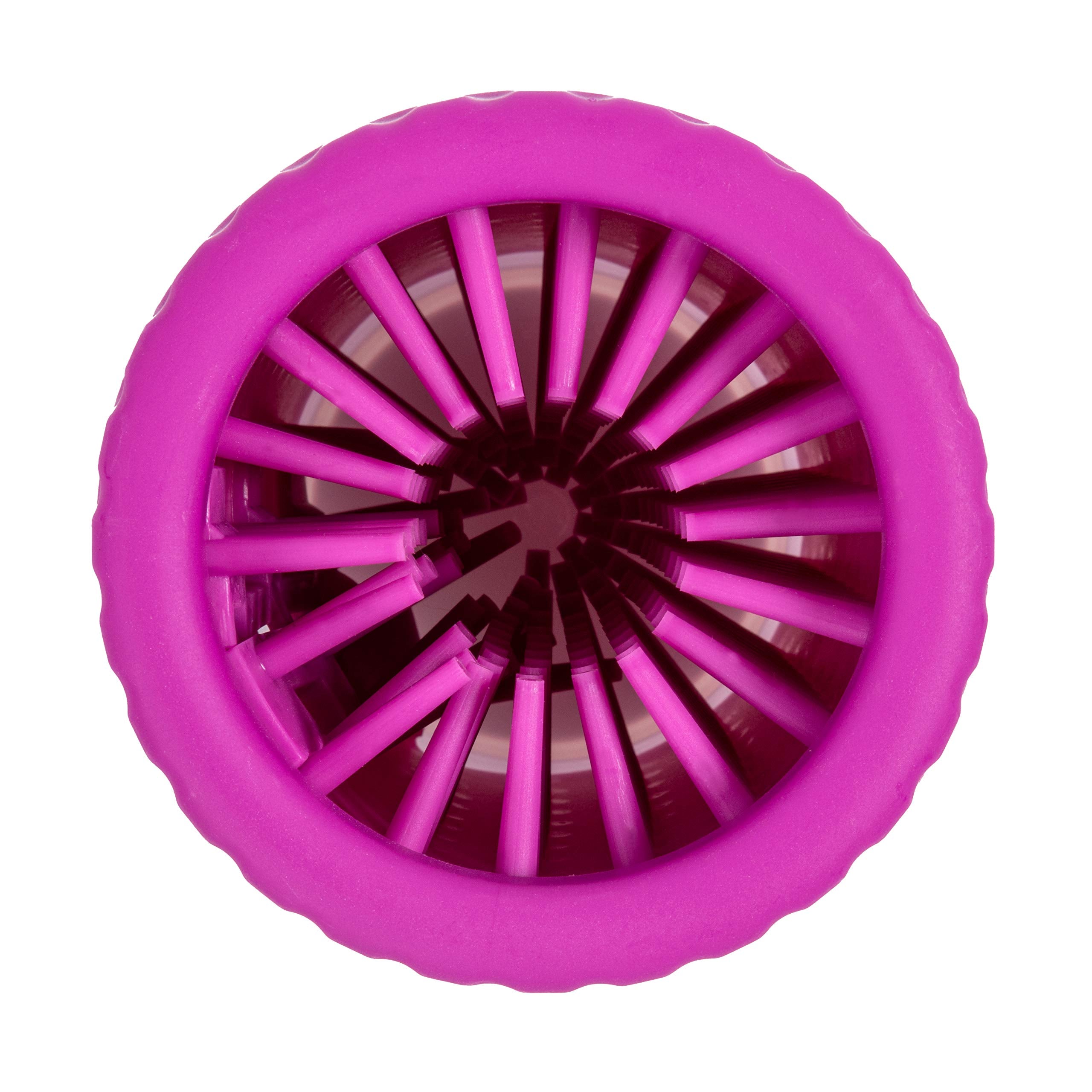 Dexas Mudbuster Portable Dog Paw Washer/Paw Cleaner, Medium, Fuchsia