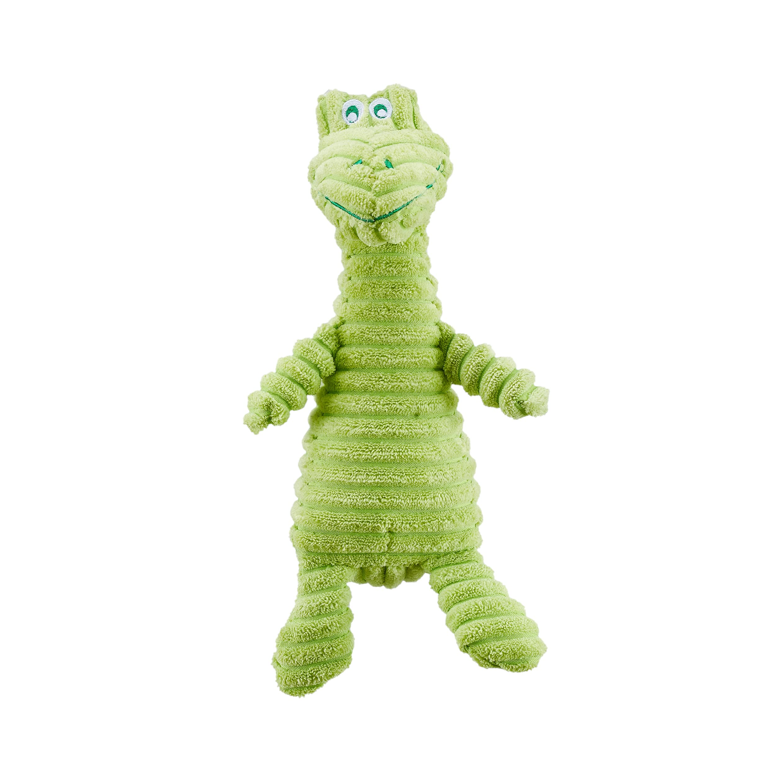 Charming Pet Squeakin Squiggles Gator Plush Dog Toy