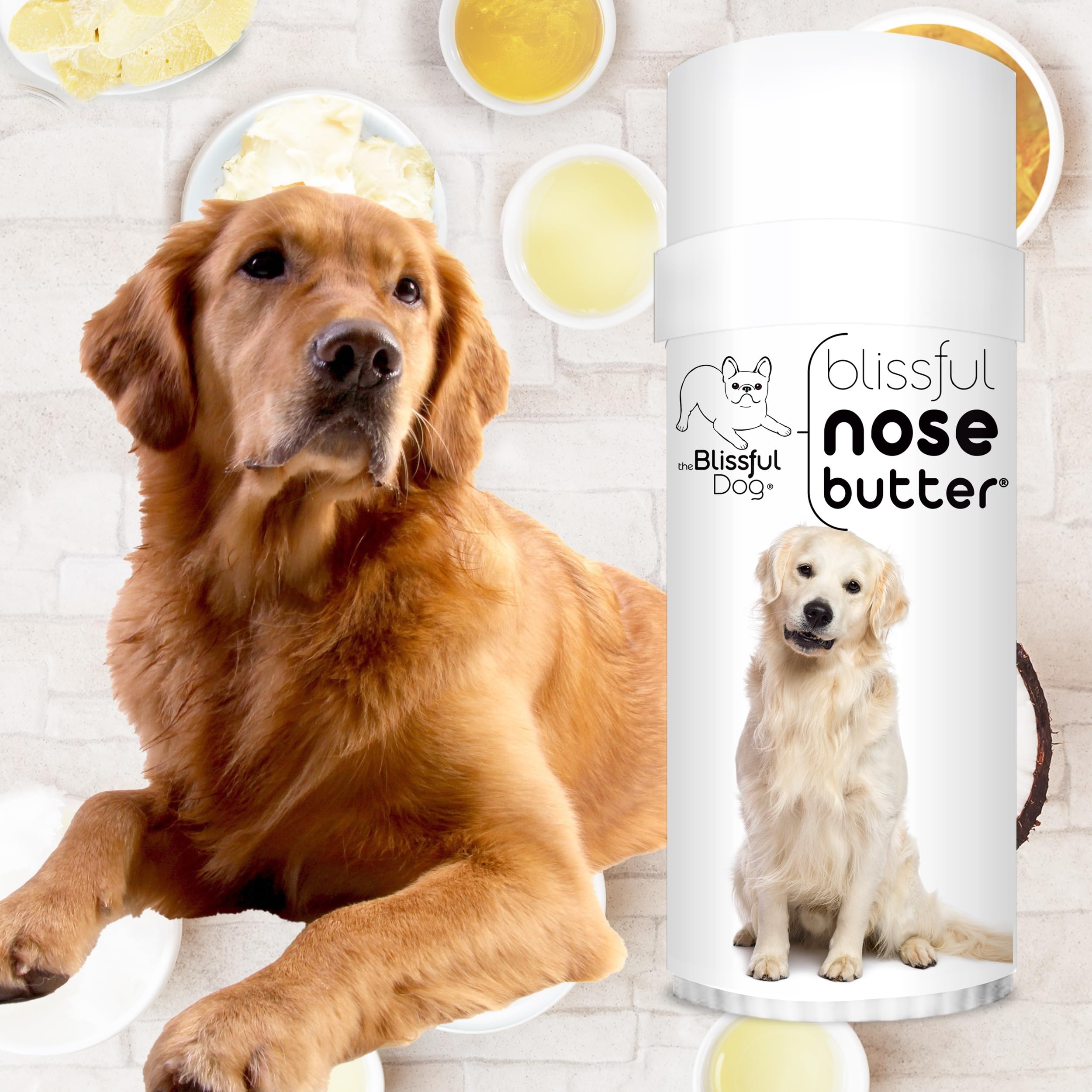 The Blissful Dog Golden Retreiver Unscented Nose Butter