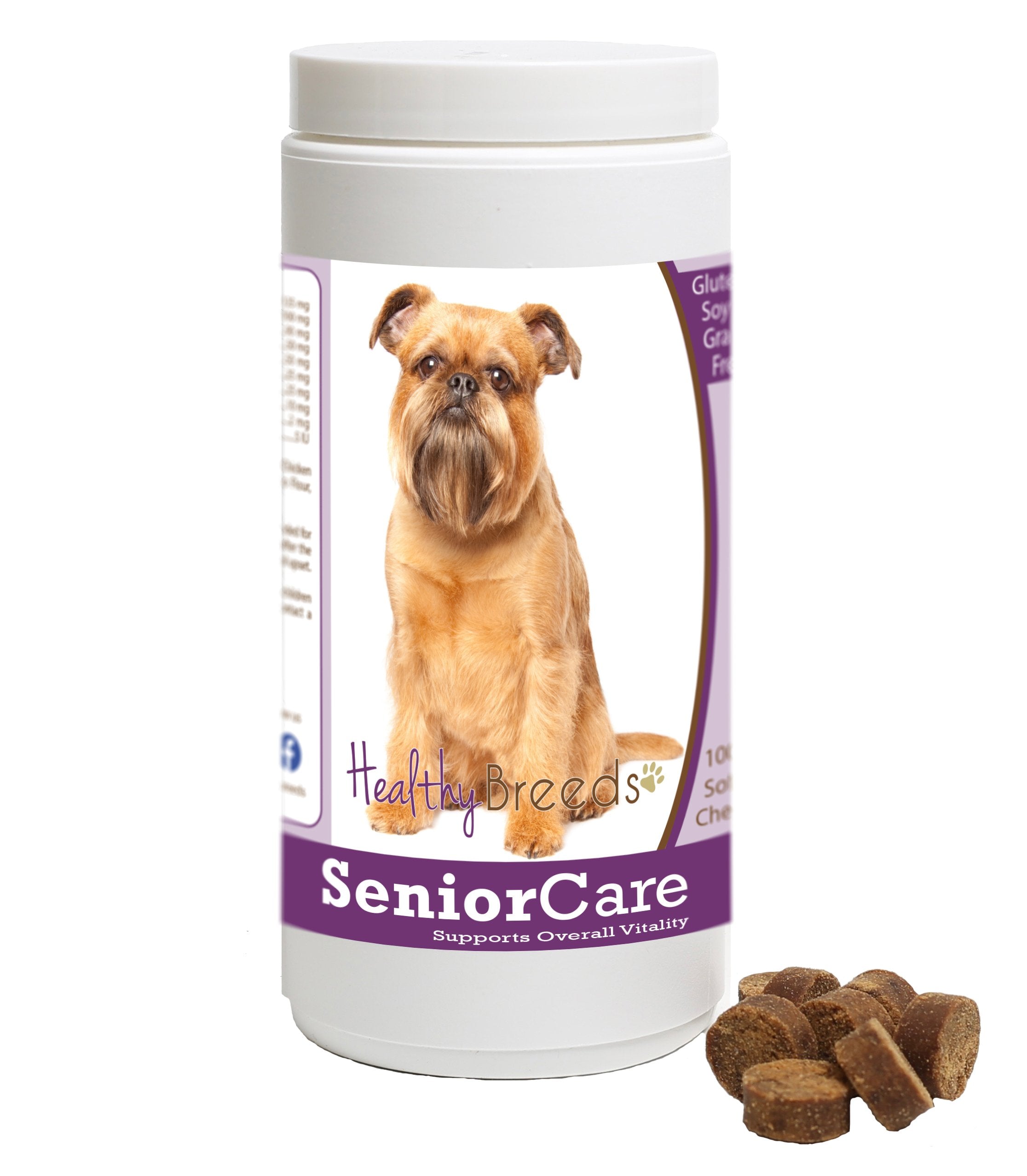 Healthy Breeds Brussels Griffon Senior Dog Care Soft Chews 100 Count